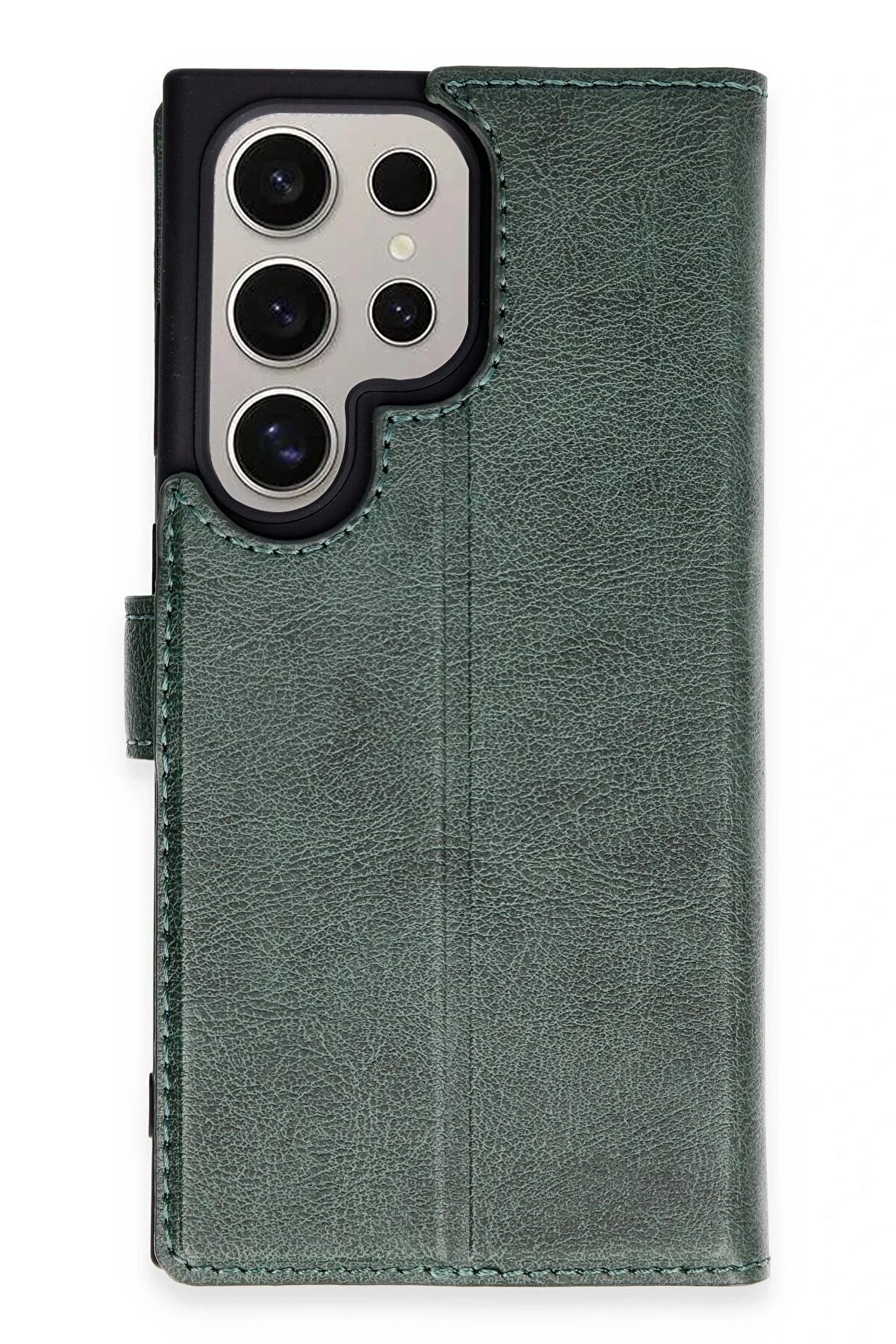 CepteToptan Samsung Galaxy S24 Ultra Kılıf Trend S Plus Kapaklı Kılıf - Yeşil - 657705-9444