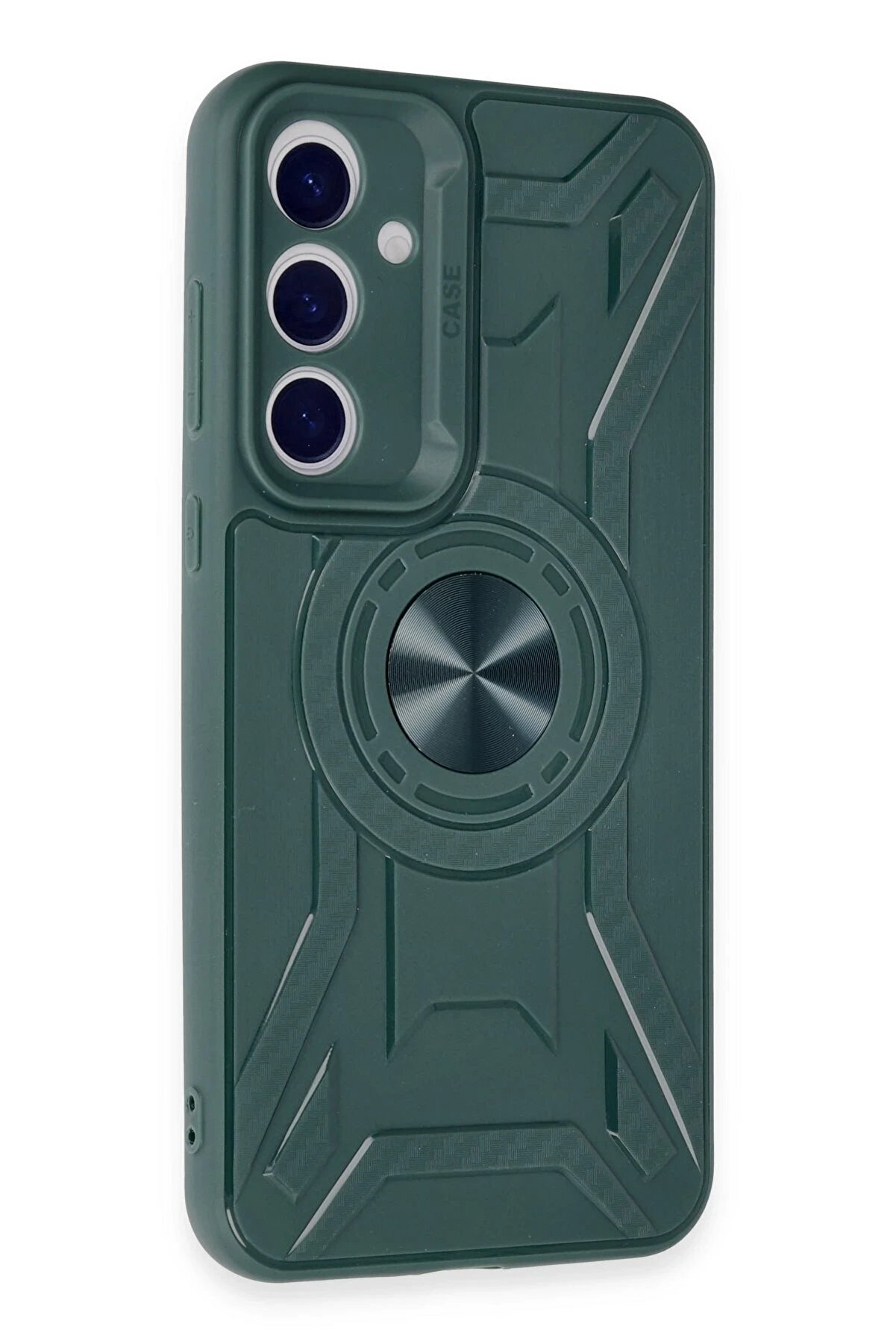 Samsung Galaxy A25 5G Kılıf Li̇ncoln Si̇li̇kon - Koyu Yeşi̇l - Dropx9239-4984