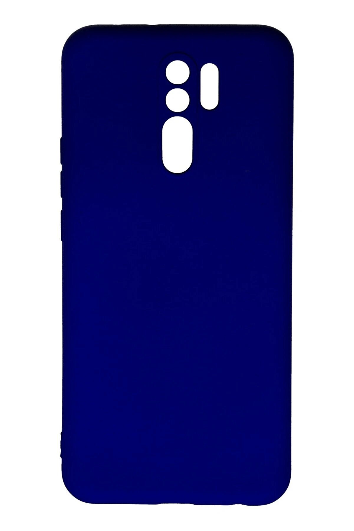 CepteToptan Xiaomi Redmi 9 Kılıf Nano içi Kadife Silikon - Lacivert - DROPX6769-1443