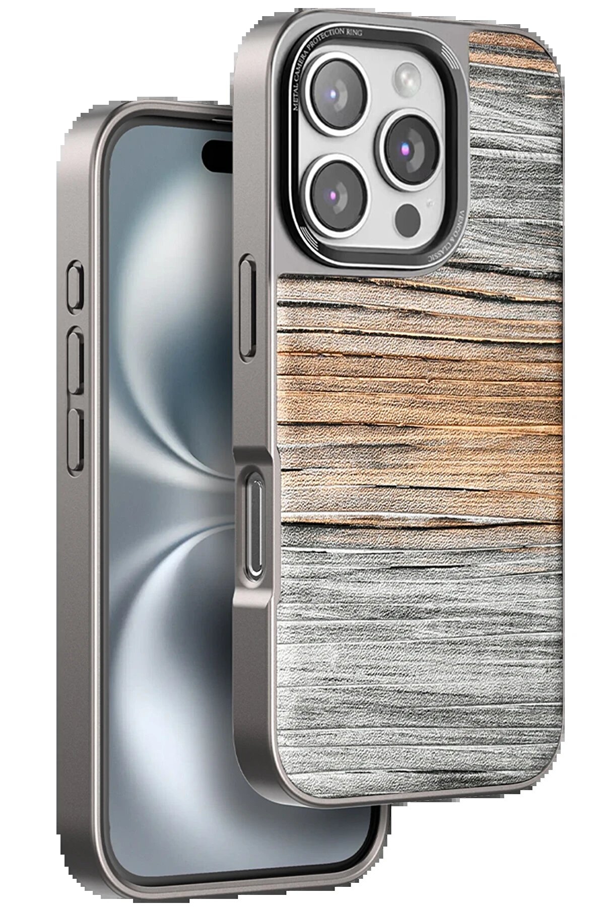 CepteToptan iPhone 16 Pro Wave Kapak - Sarı - DROPX9271-8023