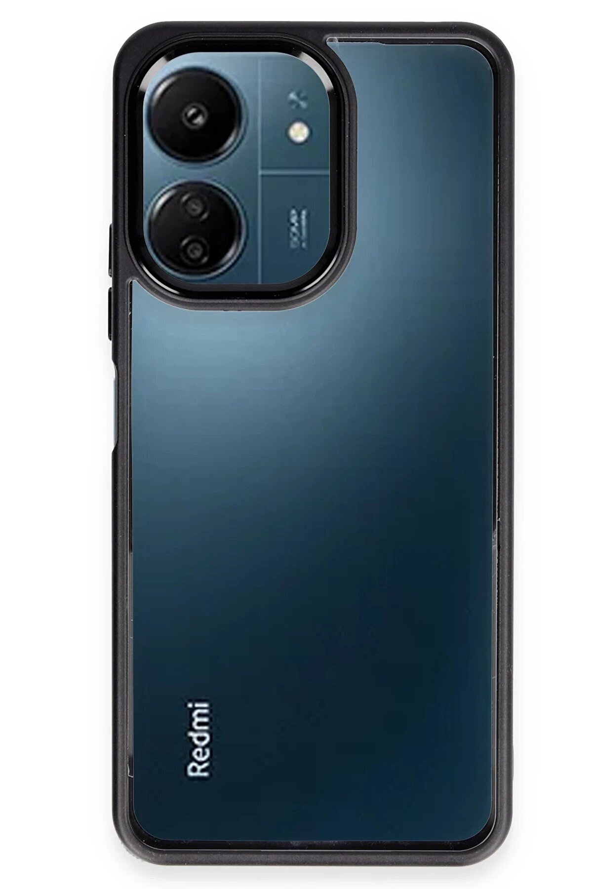 CepteToptan Xiaomi Redmi 13C Kılıf Power Silikon - Siyah - DROPX8679-8168