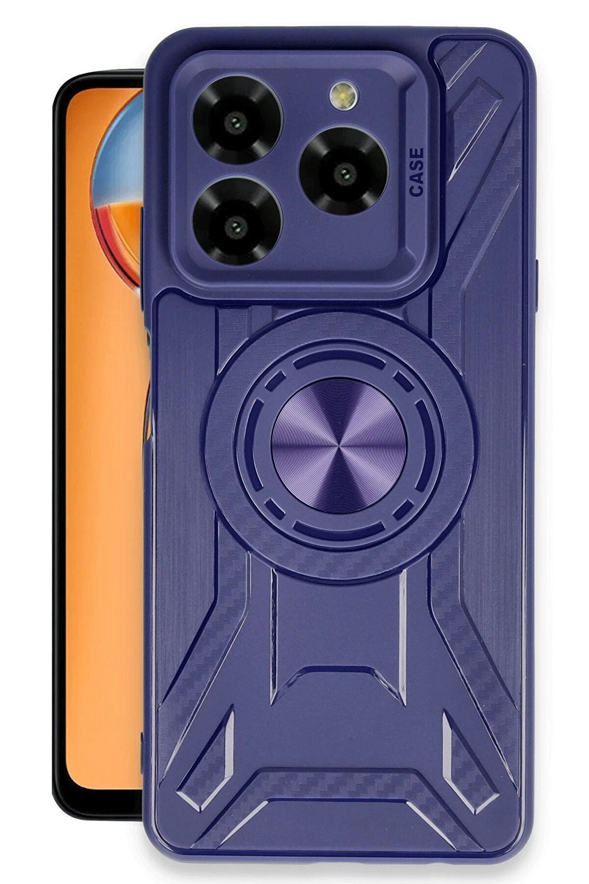 CepteToptan General Mobile Era 50 Kılıf Lincoln Silikon - Lacivert - DROPX8280-2391