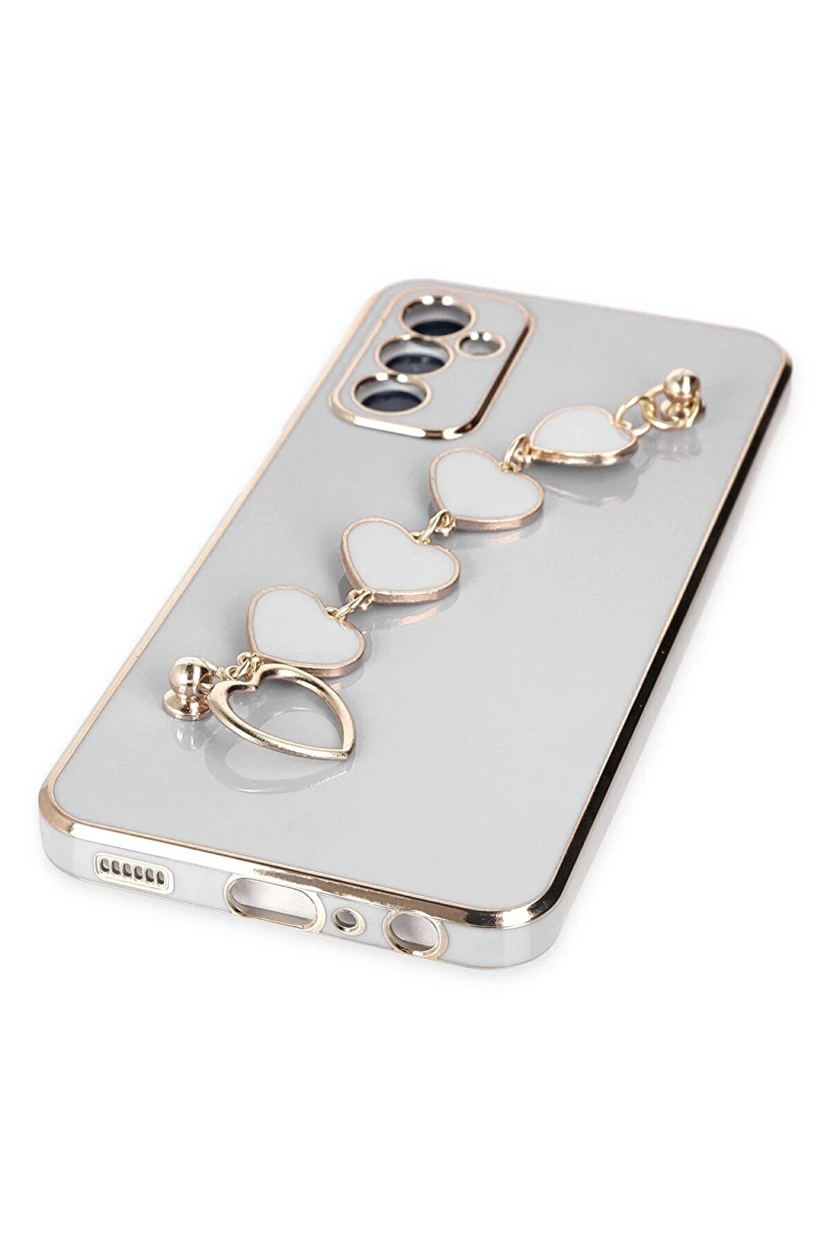 Samsung Galaxy A14 4G Kılıf Esi̇la Si̇li̇kon - Beyaz - Dropx3035-3605