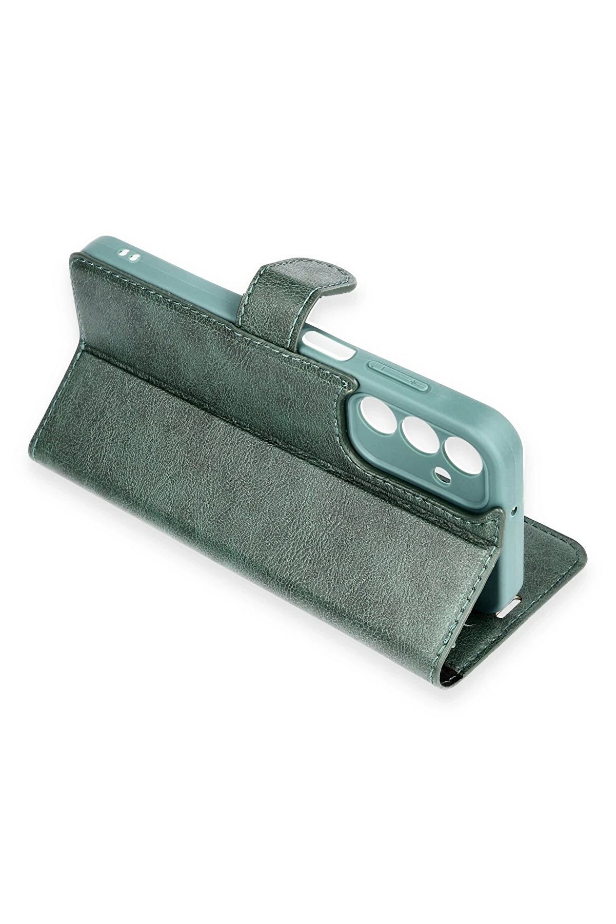 Samsung Galaxy A15 4G Kılıf Trend S Plus Kapaklı Kılıf - Kırmızı - Dropx7722-5834