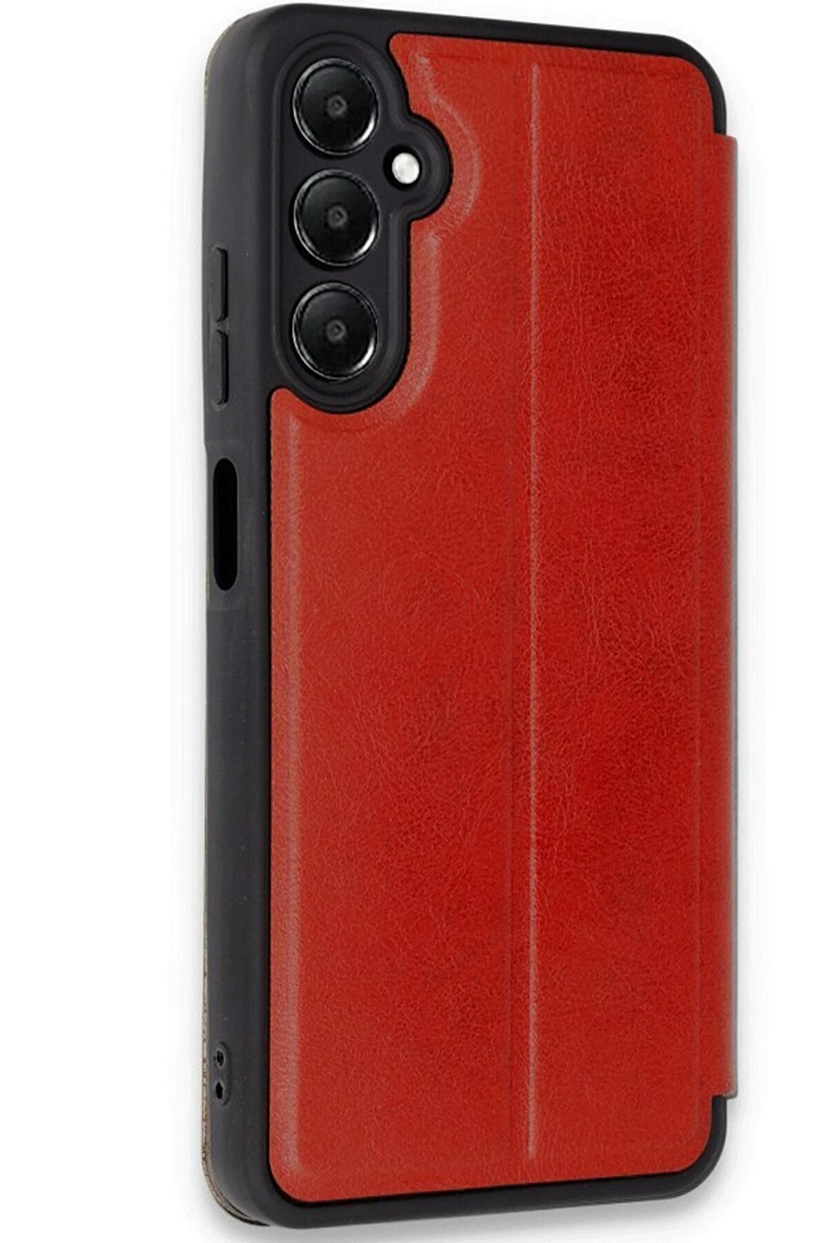 Samsung Galaxy A35 5G Kılıf Fli̇p Cover - Kırmızı - Dropx2899-5853