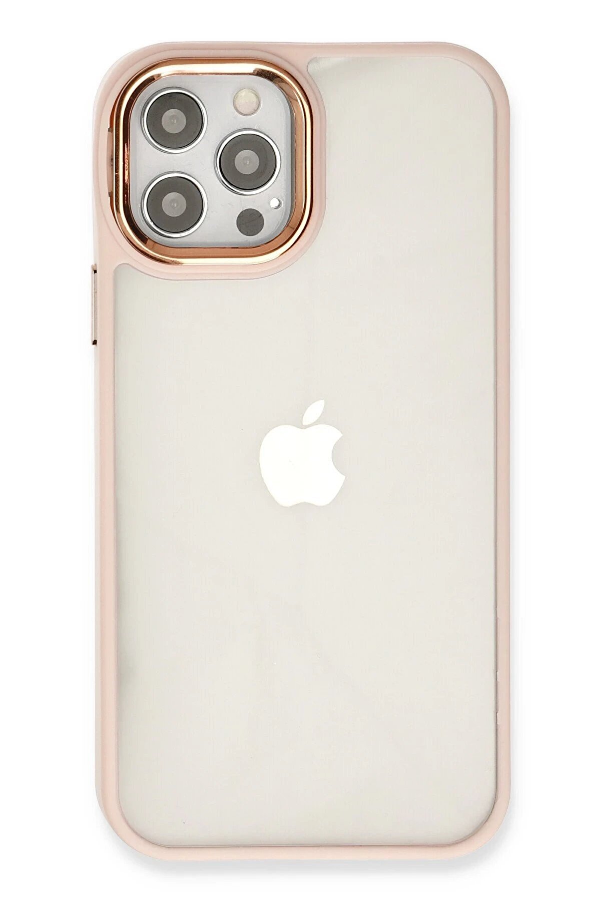 İphone 12 Pro Max Kılıf Dora Kapak - Pudra - Dropx4124-4318