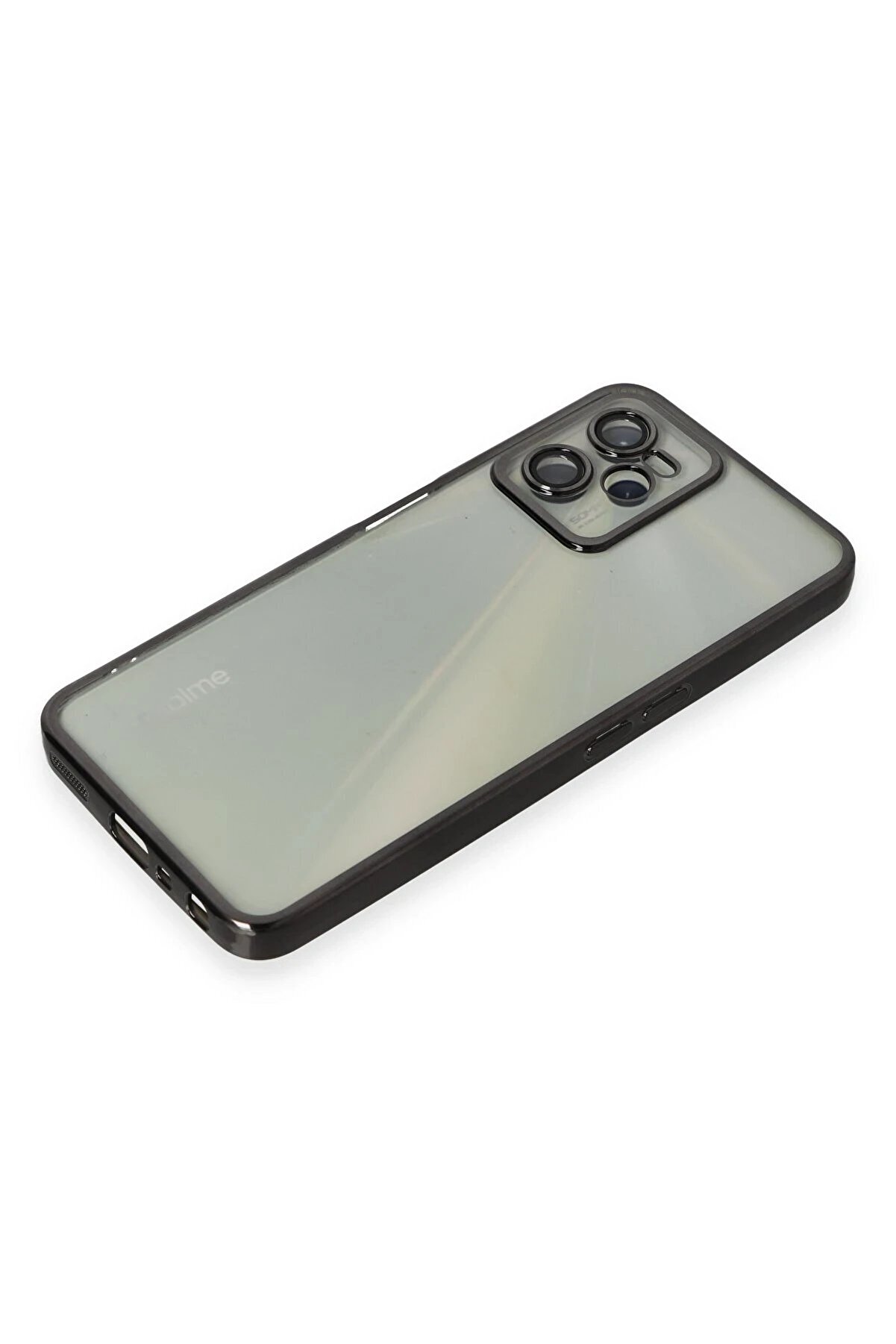 Realme C35 Kılıf Lensli̇ Si̇li̇kon - Si̇yah - Dropx7527-3986
