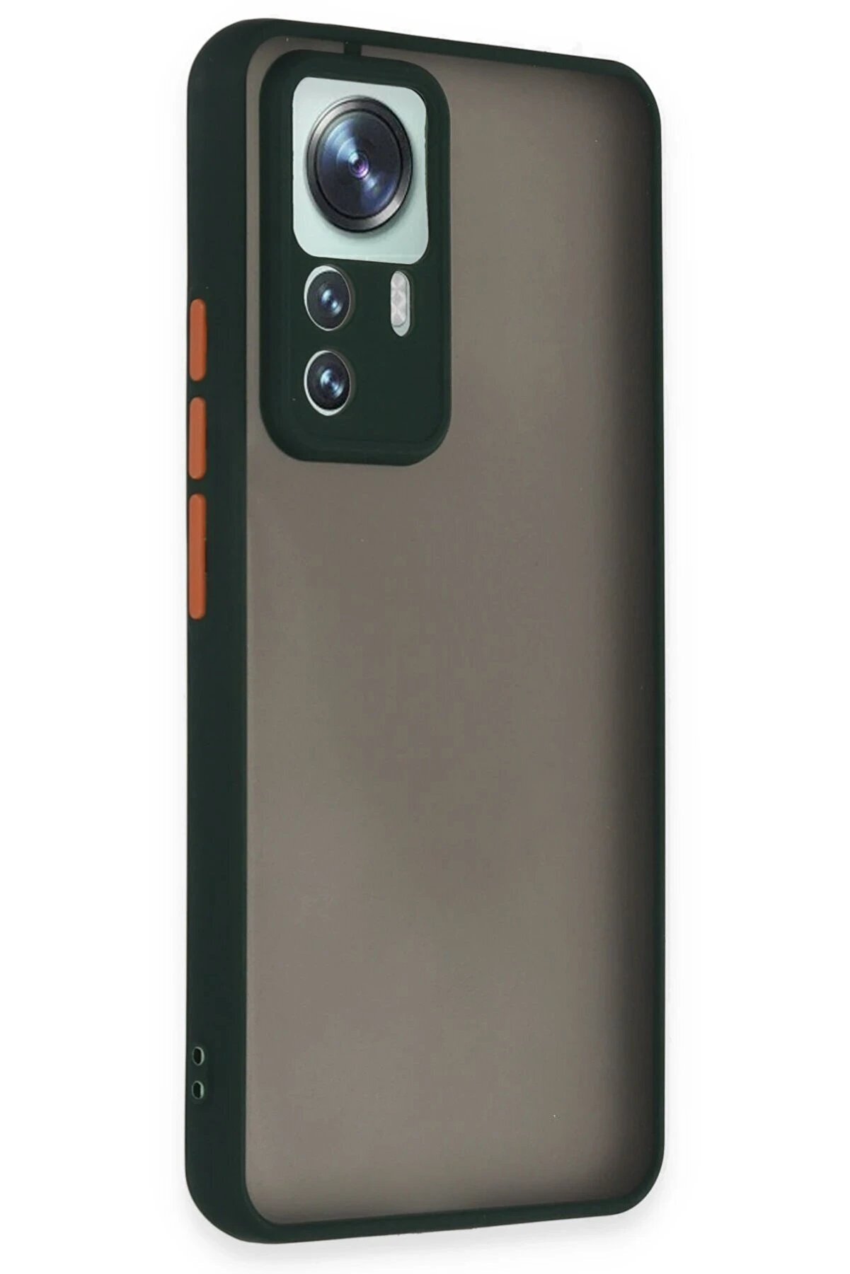 Xi̇aomi̇ Mi̇ 12T Pro Kılıf Montreal Si̇li̇kon Kapak - Yeşi̇l - Dropx9500-7809
