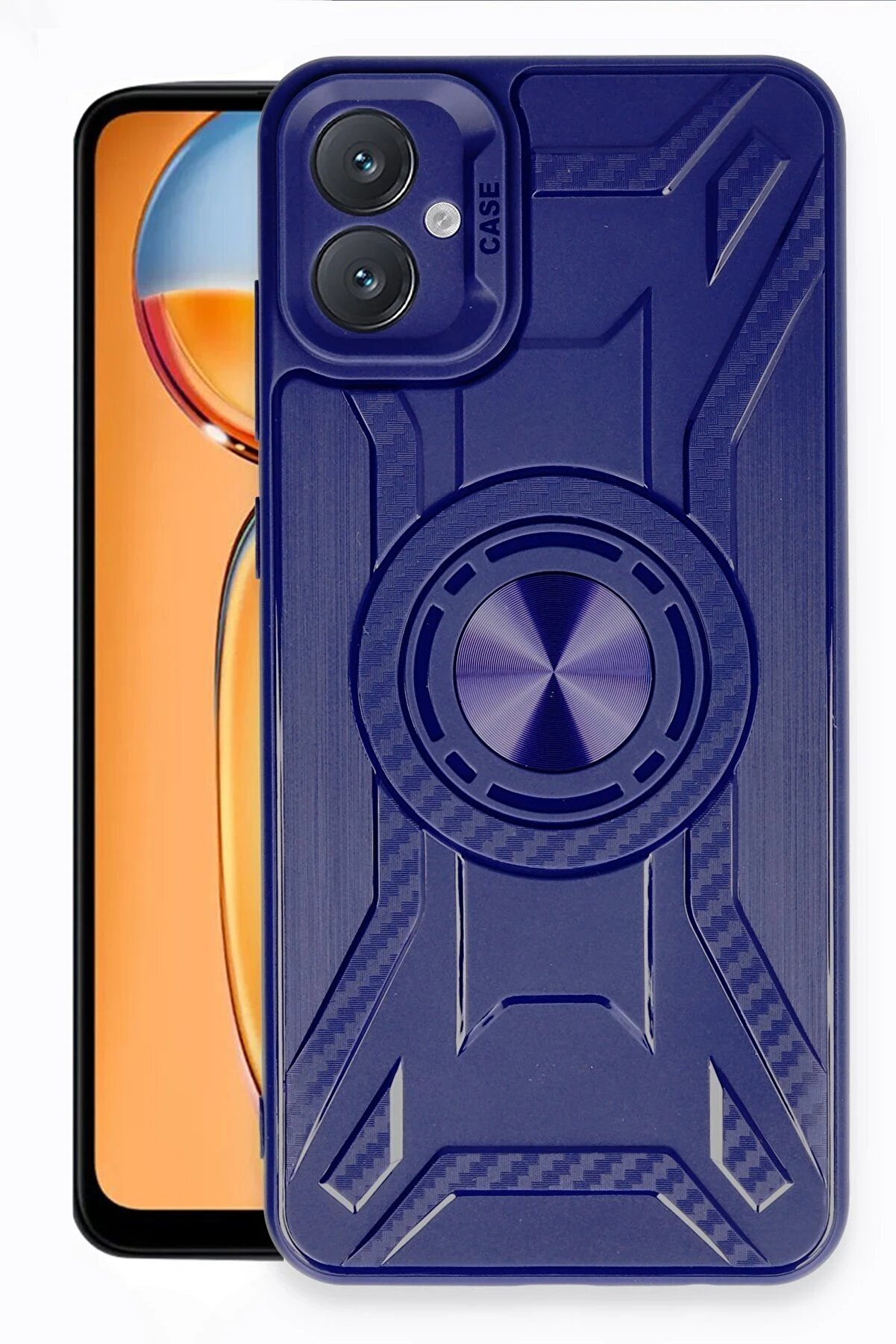 ykavm Newface Samsung Galaxy A05 Uyumlu Kılıf Lincoln Silikon - Lacivert