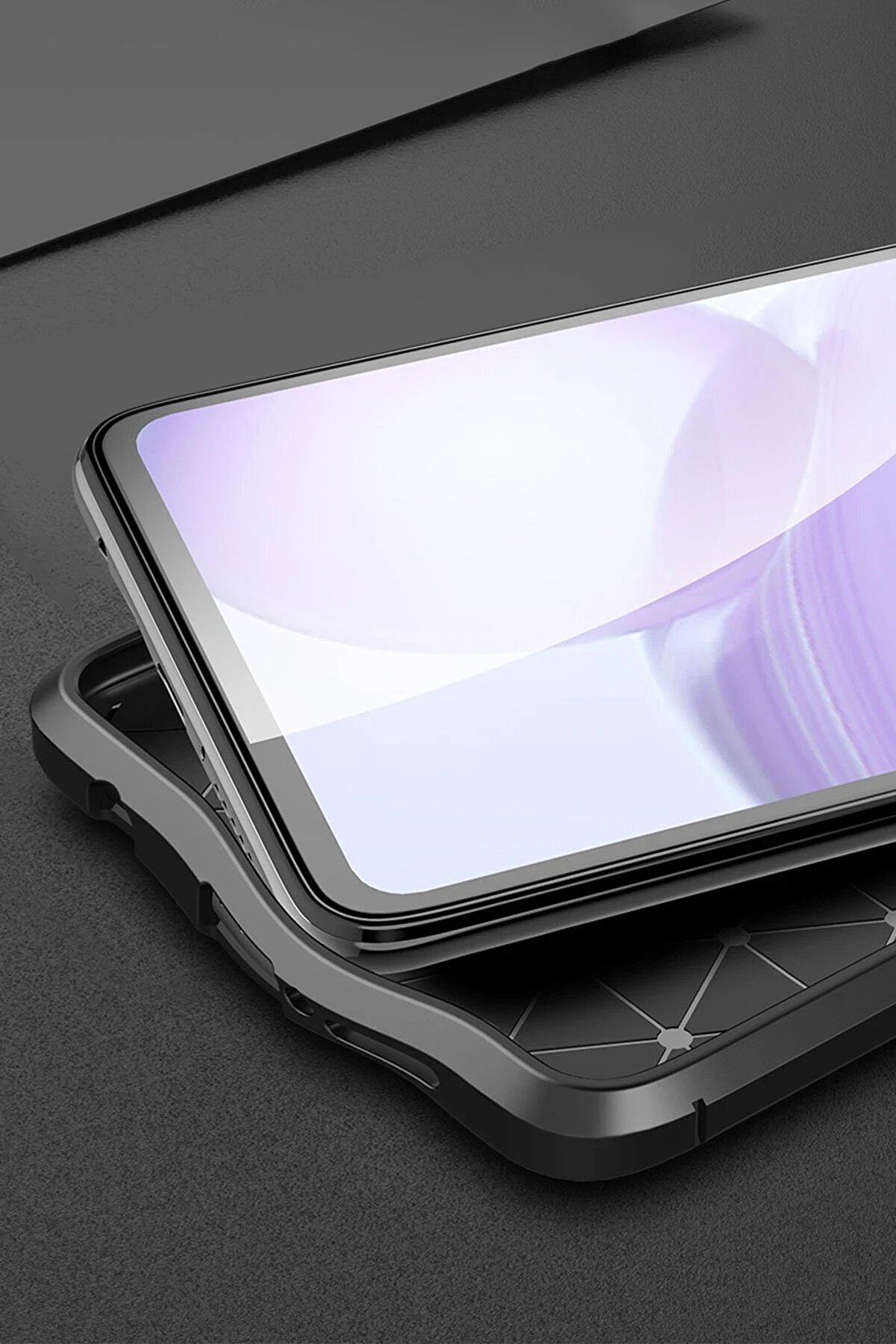 Xi̇aomi̇ Pocophone X3 Kılıf Auto Focus Kapak - Kırmızı - Dropx5327-4884