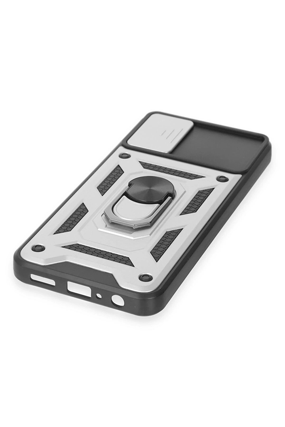 Samsung Galaxy A04E Kılıf Pars Lens Y&uuml;z&uuml;kl&uuml; Si̇li̇kon - G&uuml;m&uuml;ş - Dropx5700-2134