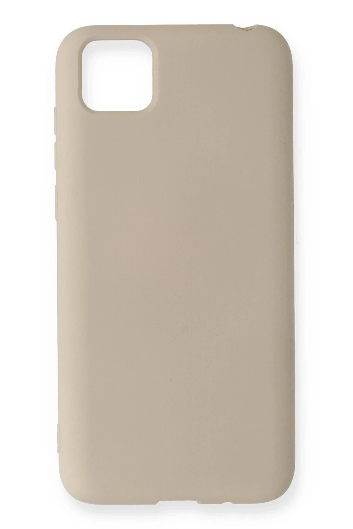 CepteToptan Huawei Y5P Kılıf Nano i&ccedil;i Kadife Silikon - Kemik - DROPX8930-3688