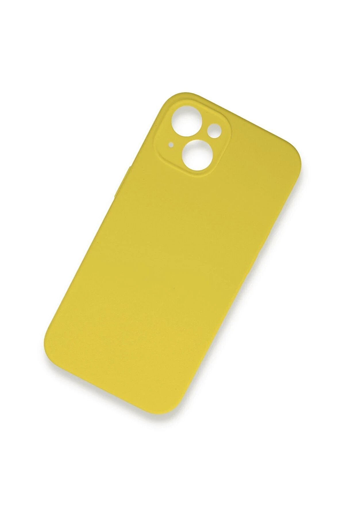 İphone 13 Mi̇ni̇ Kılıf Lansman Legant Si̇li̇kon - Sarı - Dropx1901-4787