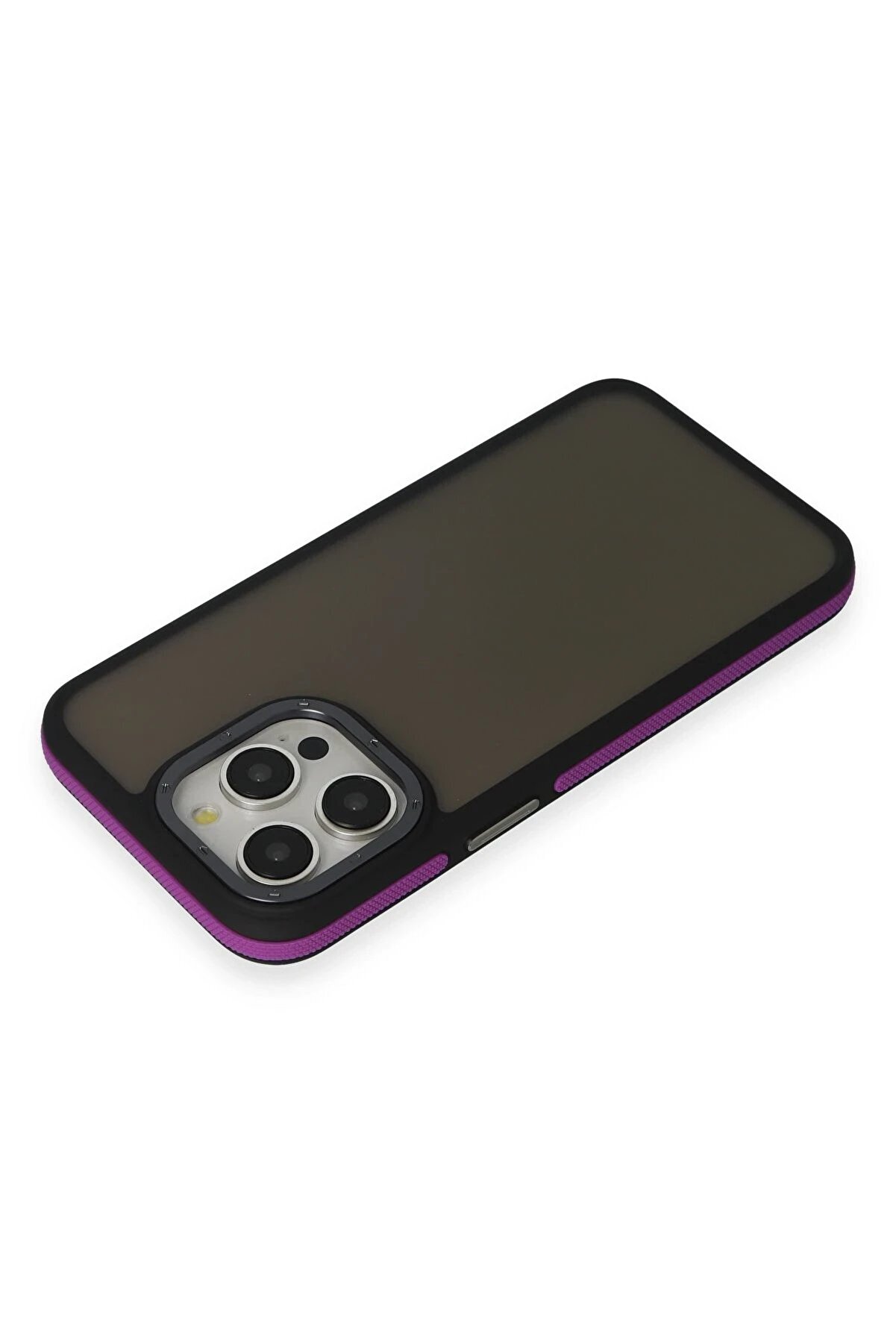 İphone 15 Pro Harvel Kapak - Deri̇n Mor - Dropx3607-3177