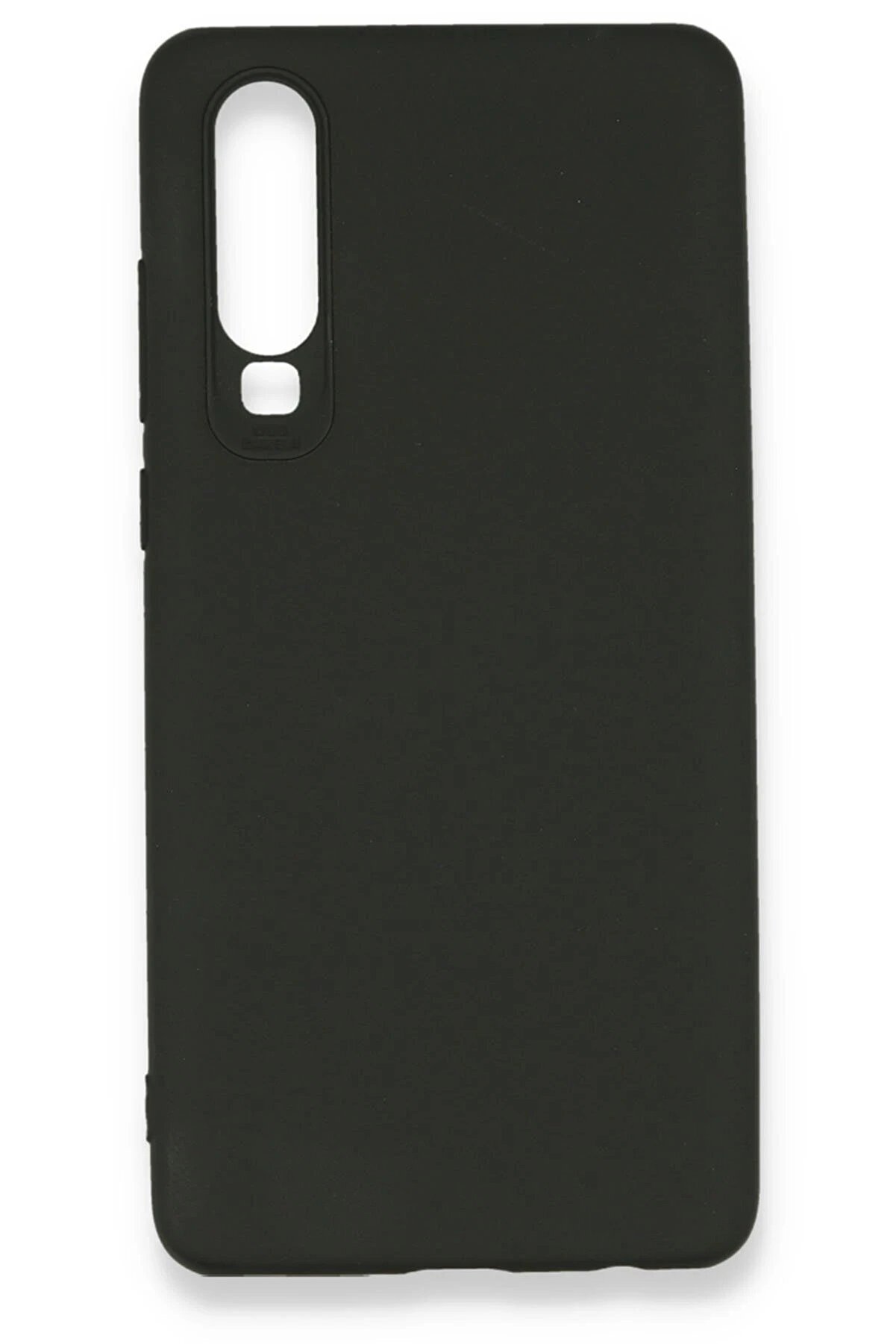 CepteToptan Huawei P30 Kılıf First Silikon - Siyah - DROPX8736-5593