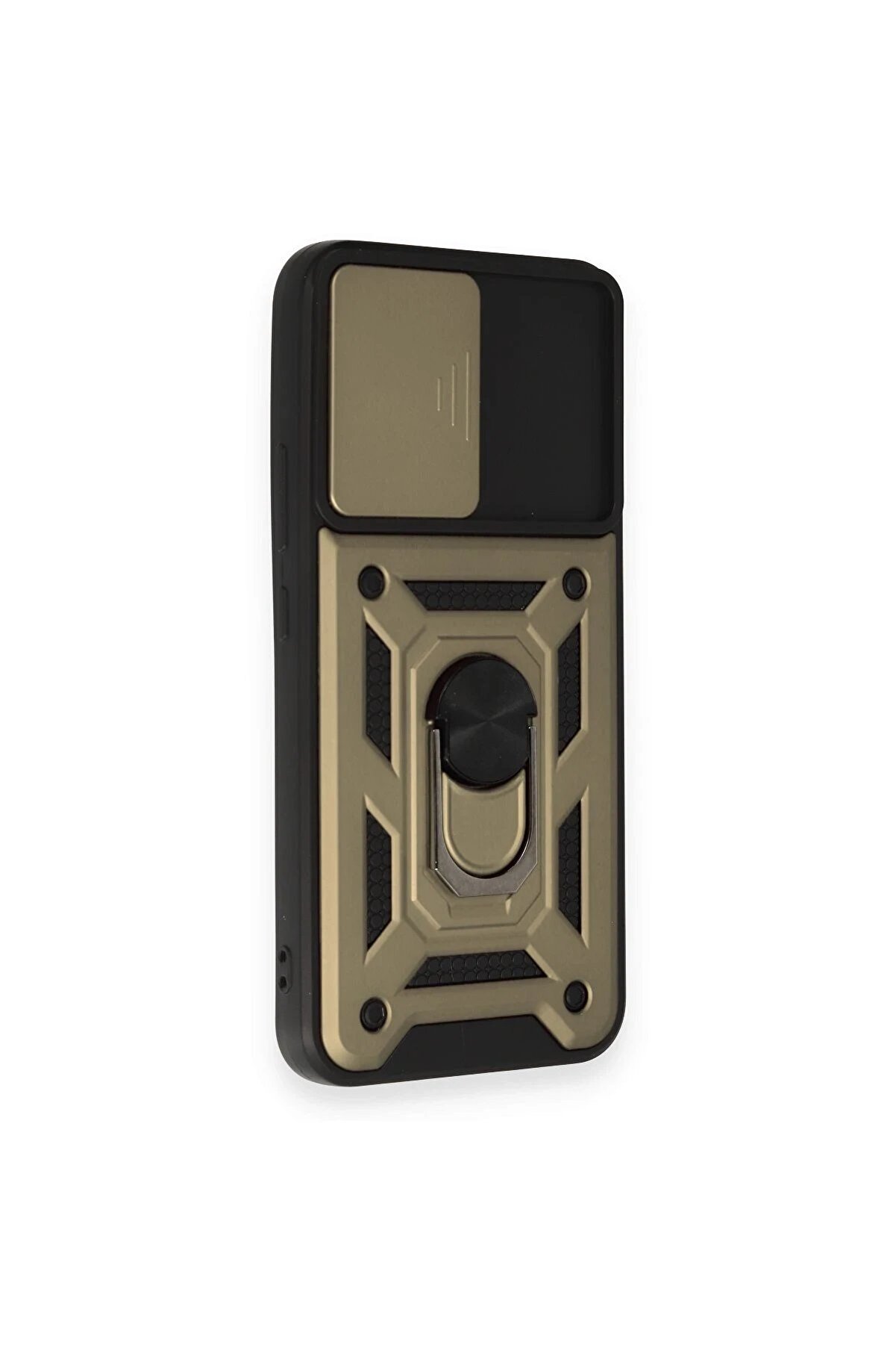 Samsung Galaxy A54 5G Kılıf Pars Lens Yüzüklü Si̇li̇kon - Gold - Dropx6547-7241