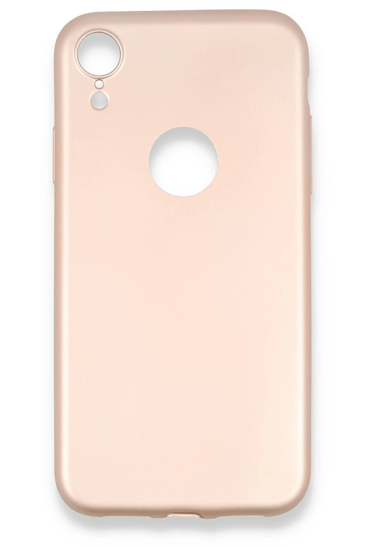 CepteToptan iPhone XR Kılıf First Silikon - Rose Gold - DROPX6661-8211