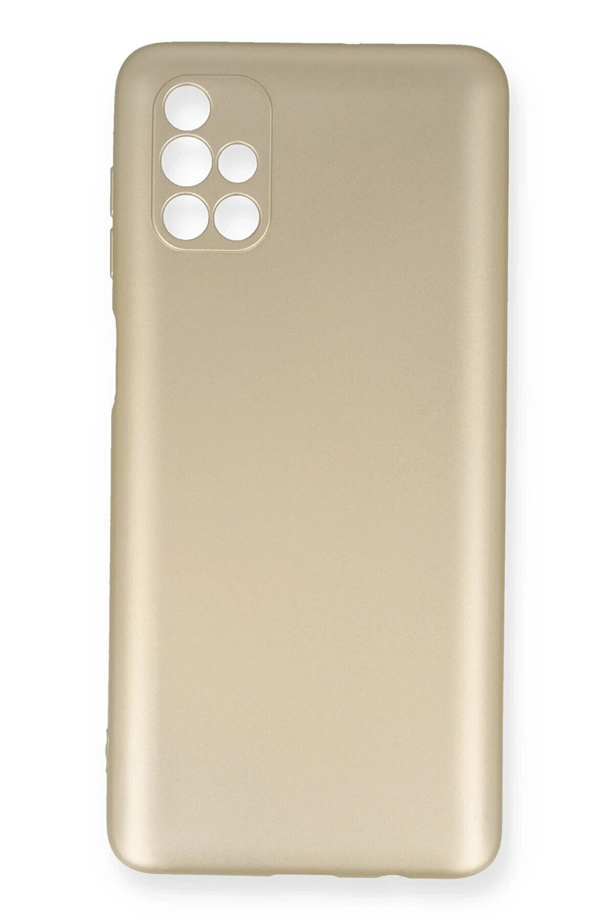 CepteToptan Samsung Galaxy M51 Kılıf First Silikon - Gold - DROPX2047-8279