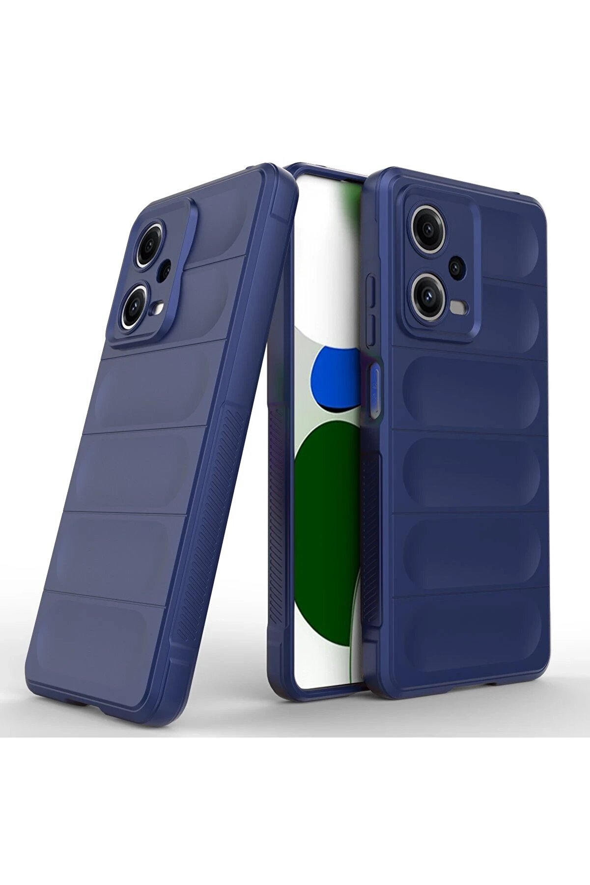 Xi̇aomi̇ Poco X5 5G Kılıf Opti̇mum Si̇li̇kon - Laci̇vert - Dropx2276-3040