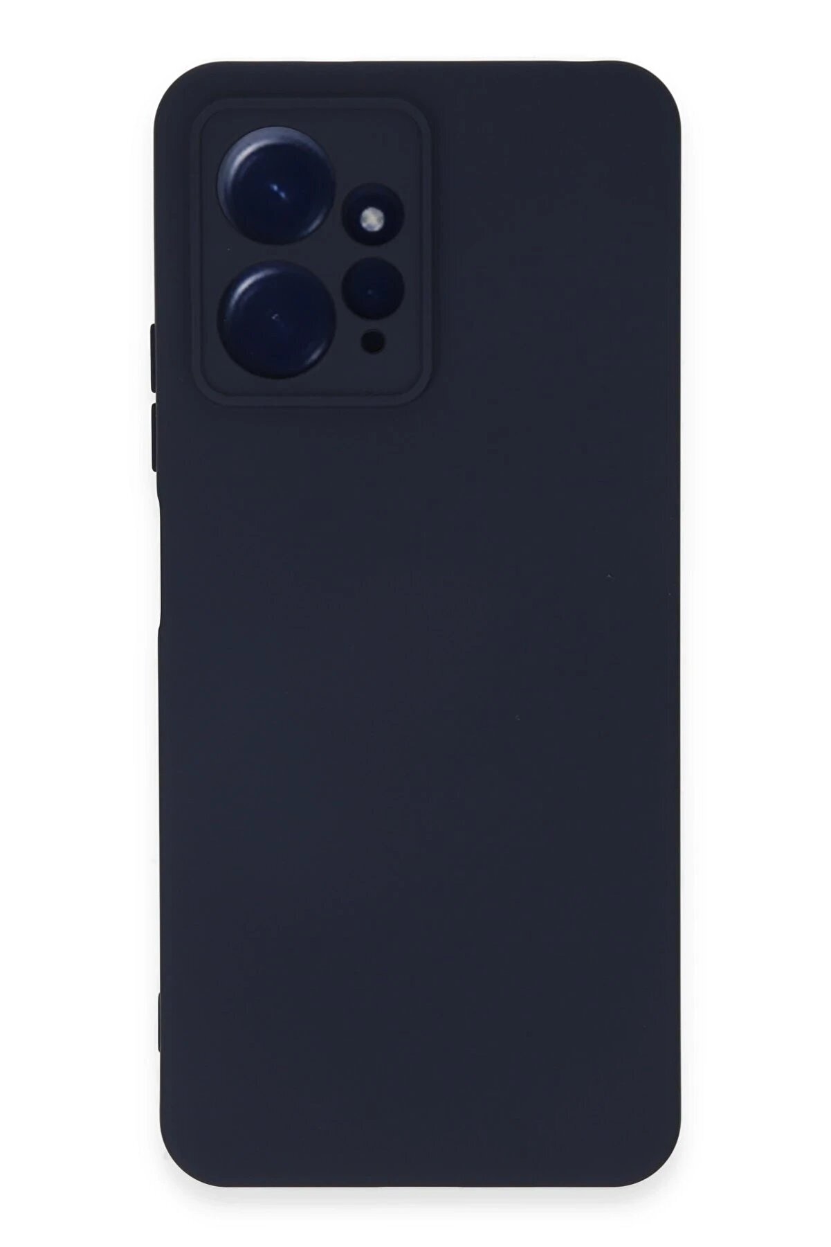 CepteToptan Xiaomi Redmi Note 12 4G Kılıf Nano i&ccedil;i Kadife Silikon - Lacivert - DROPX5909-8132