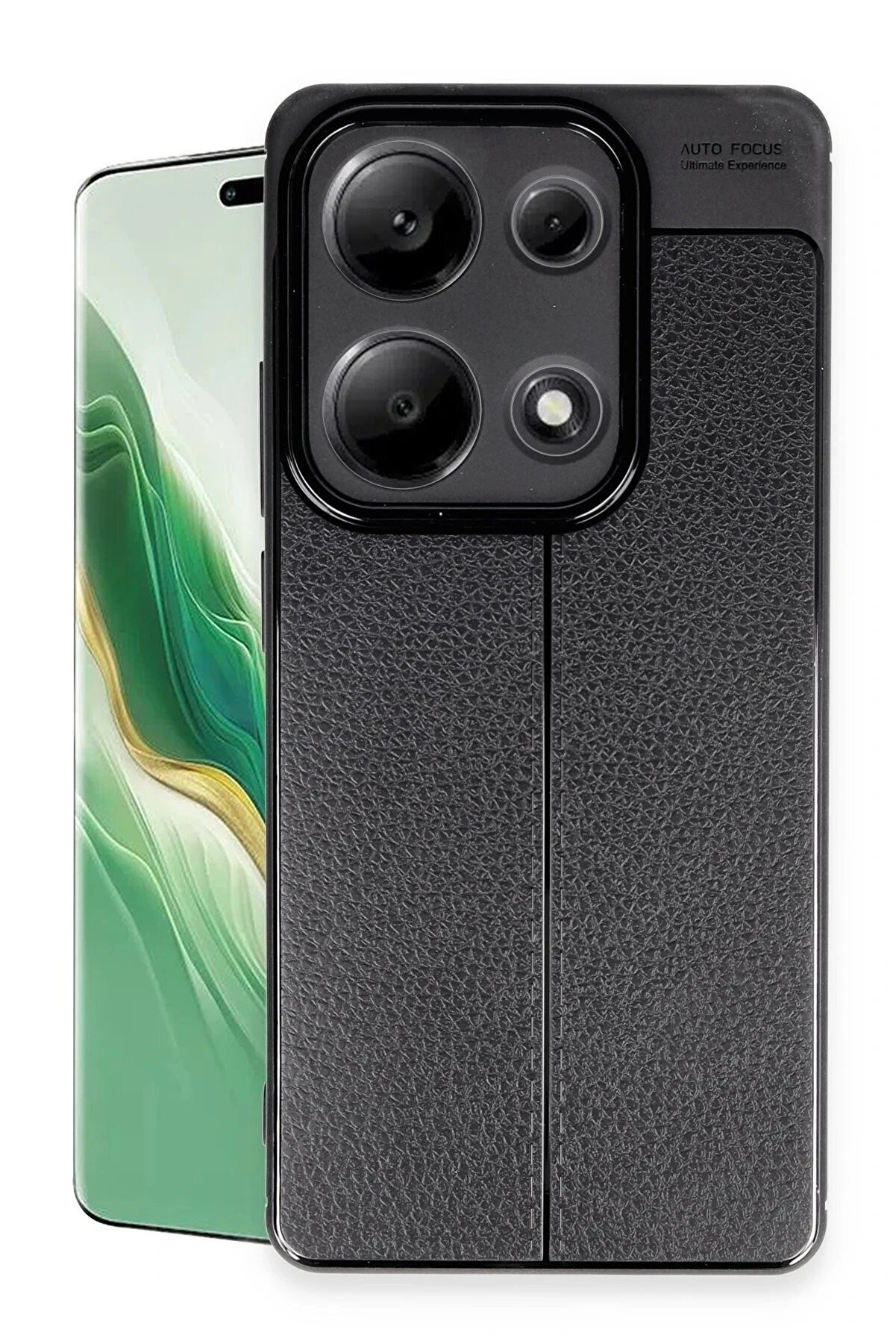 CepteToptan Xiaomi Redmi Note 13 Pro 4G Kılıf Auto Focus Kapak - Siyah - DROPX2266-1772