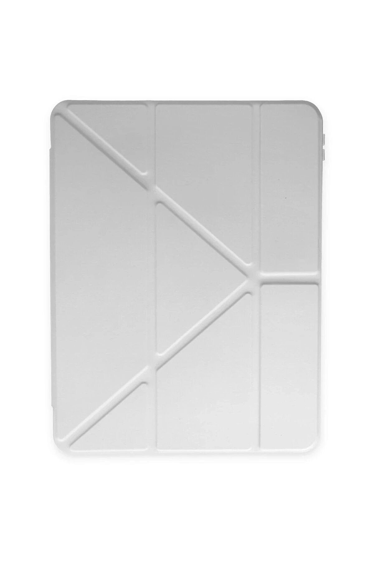 İpad Pro 11 (2024) Kılıf Kalemli̇kli̇ Mars Tablet Kılıfı - Gri̇ - Dropx8984-9772