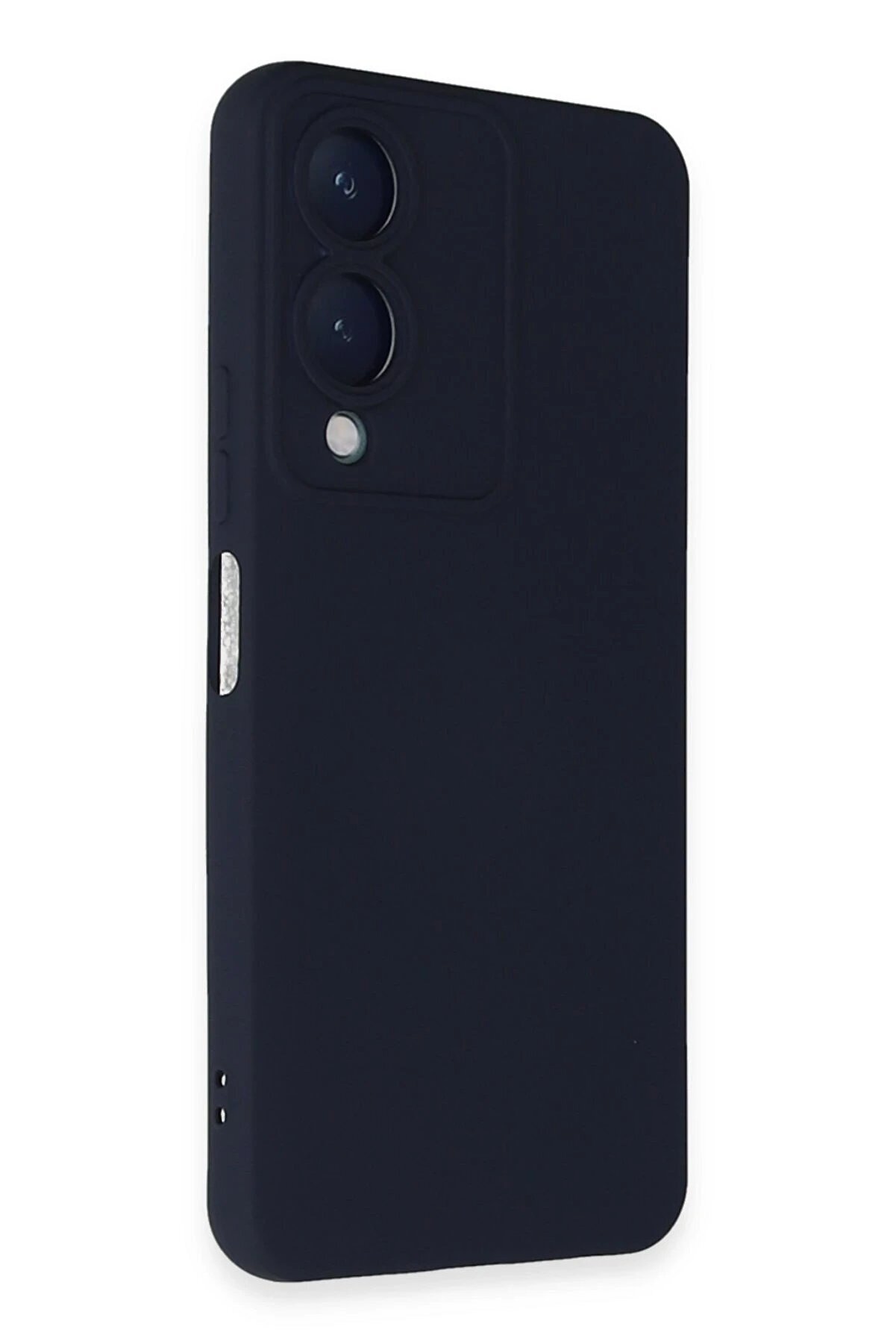 Vi̇vo Y17S Kılıf Nano İçi̇ Kadi̇fe Si̇li̇kon - Laci̇vert - Dropx5458-6132