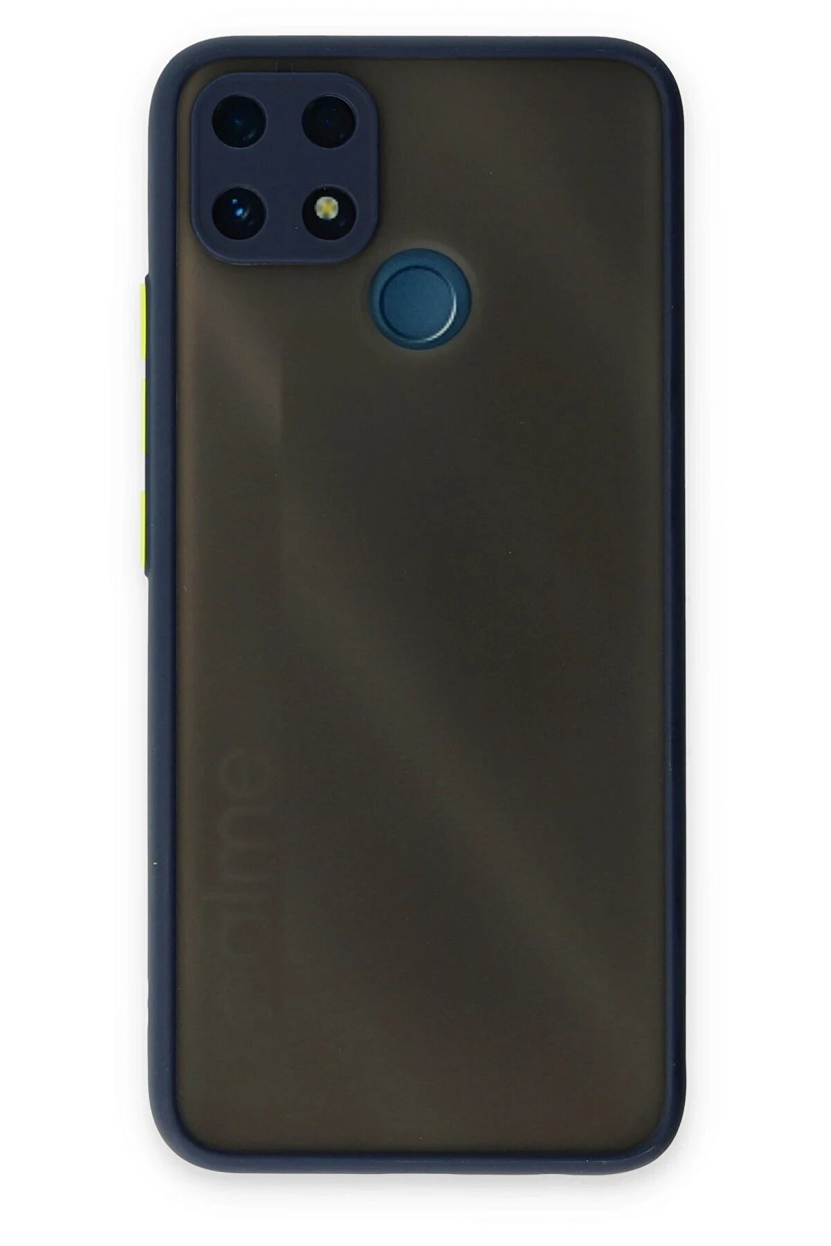 CepteToptan Realme C25 Kılıf Montreal Silikon Kapak - Lacivert - DROPX6904-3802