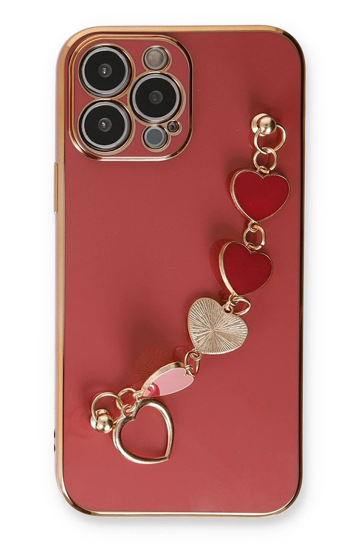 İphone 13 Pro Max Kılıf Esi̇la Si̇li̇kon - Kırmızı - Dropx8327-3776