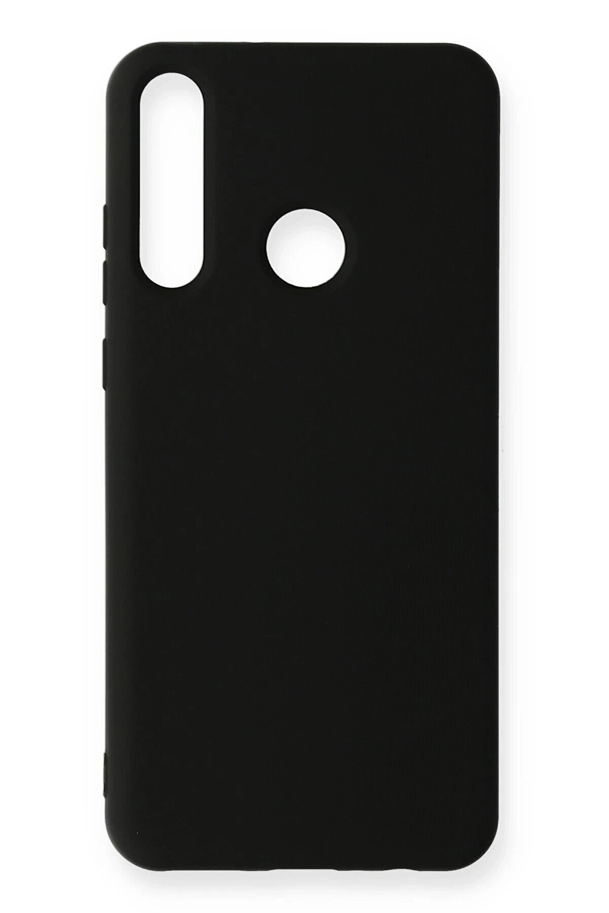 CepteToptan Huawei Y6P Kılıf Nano içi Kadife Silikon - Siyah - DROPX2314-4659