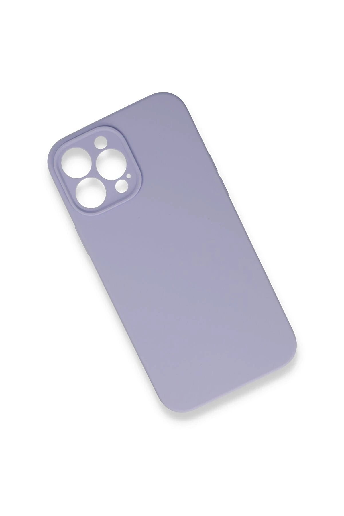 İphone 13 Pro Max Kılıf Lansman Legant Si̇li̇kon - Li̇la - Dropx5571-8043