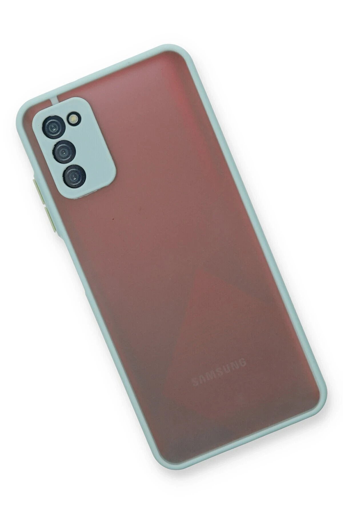 Samsung Galaxy A03S Kılıf Montreal Si̇li̇kon Kapak - Turkuaz - Dropx2244-2582