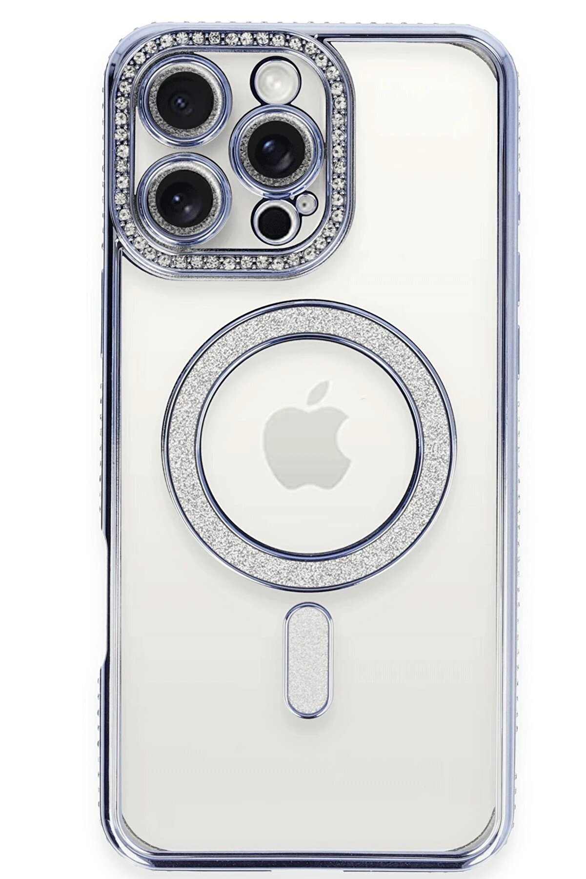 İphone 16 Pro Kılıf Joke Si̇mli̇ Magneti̇csafe Kılıf - Mavi̇ - Dropx9396-6634