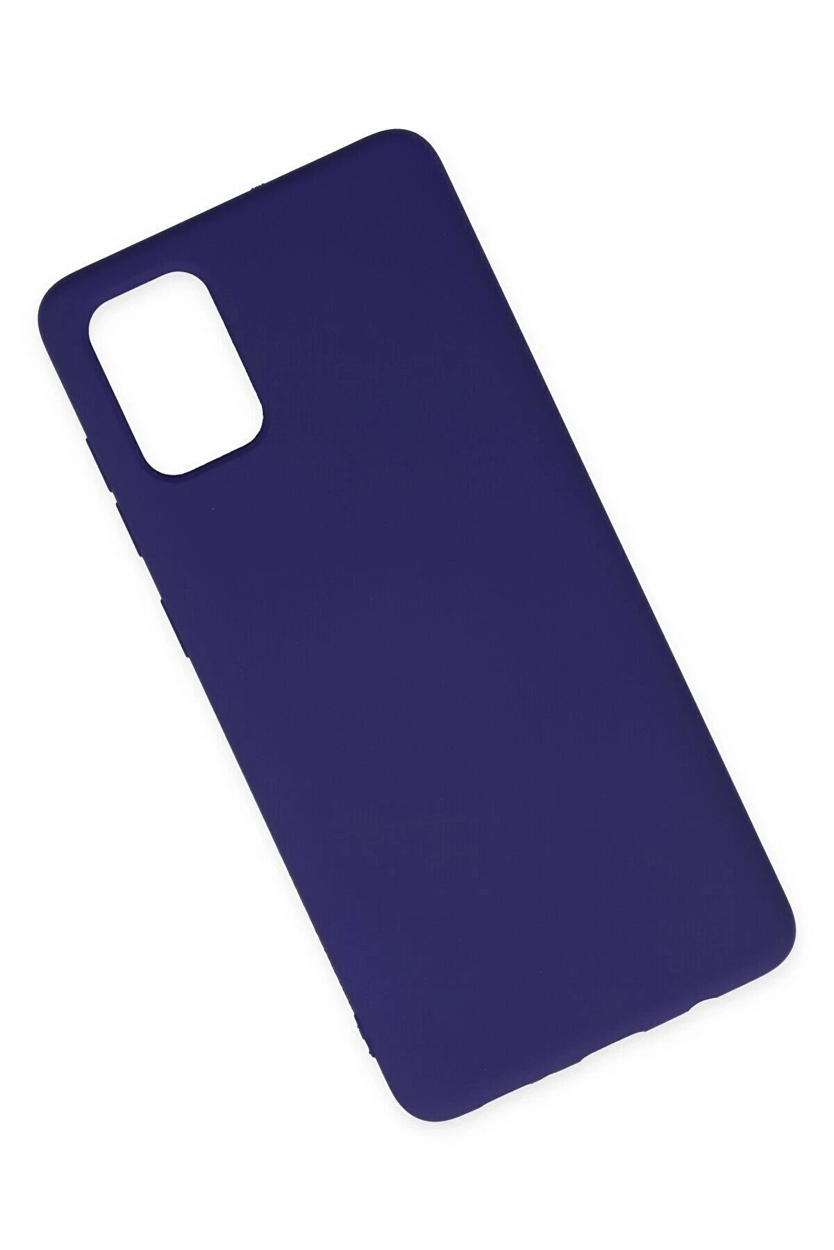 Samsung Galaxy A71 Kılıf Nano İçi̇ Kadi̇fe Si̇li̇kon - Mor - Dropx3519-7786