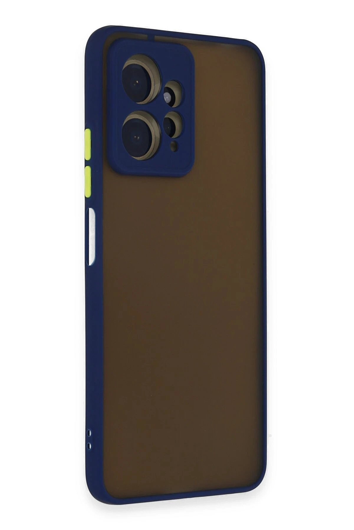 Xi̇aomi̇ Redmi̇ Note 12 4G Kılıf Montreal Si̇li̇kon Kapak - Laci̇vert - Dropx4252-8571