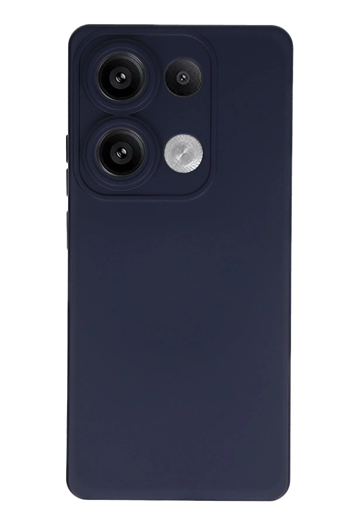 CepteToptan Xiaomi Redmi Note 13 Pro 4G Kılıf Nano içi Kadife Silikon - Lacivert - DROPX3600-6857