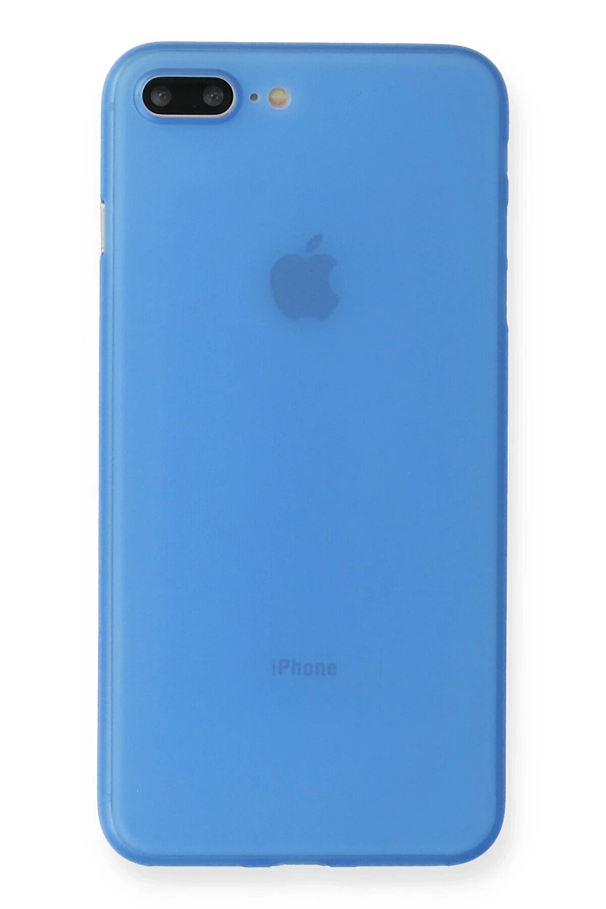 CepteToptan iPhone 7 Plus Kılıf PP Ultra İnce Kapak - Mavi - DROPX3188-7005