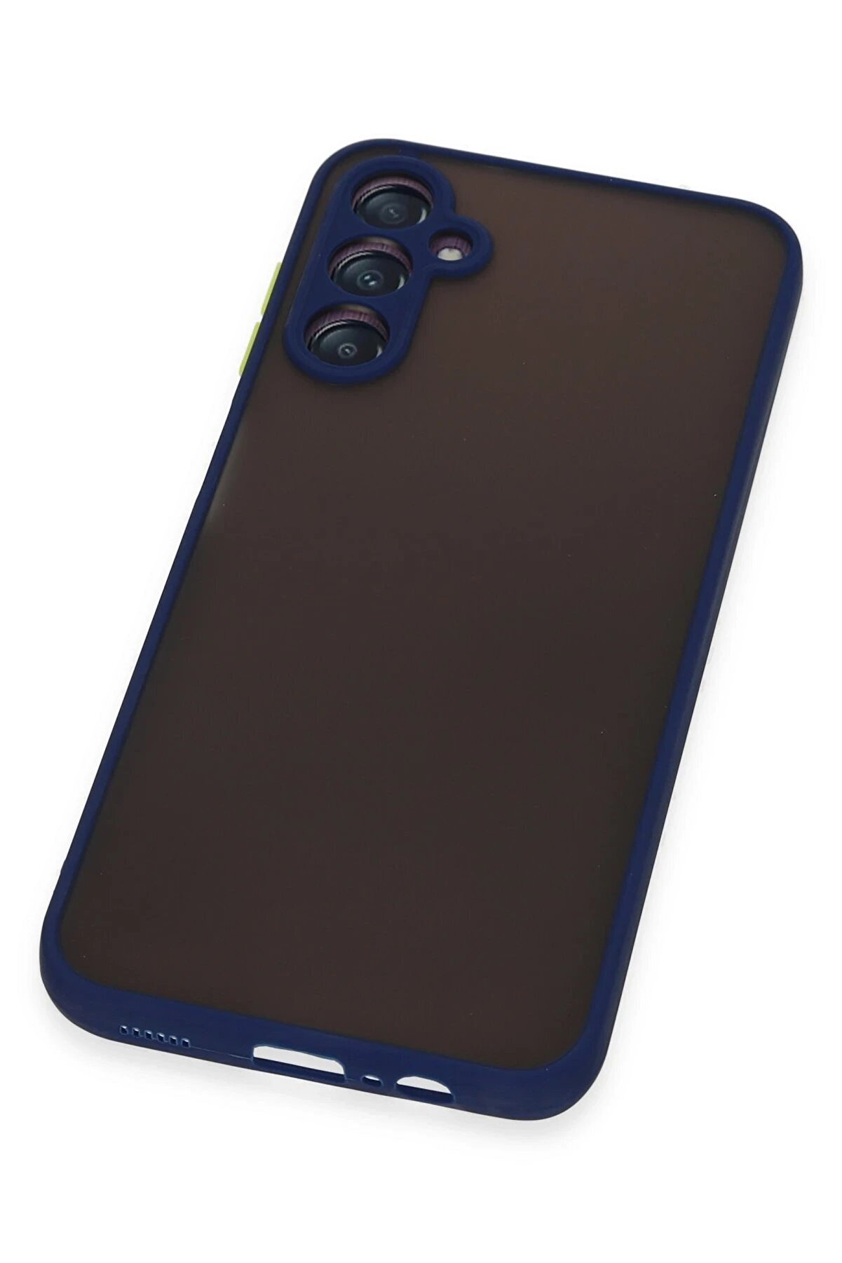 Samsung Galaxy A14 4G Kılıf Montreal Si̇li̇kon Kapak - Laci̇vert - Dropx3753-5987