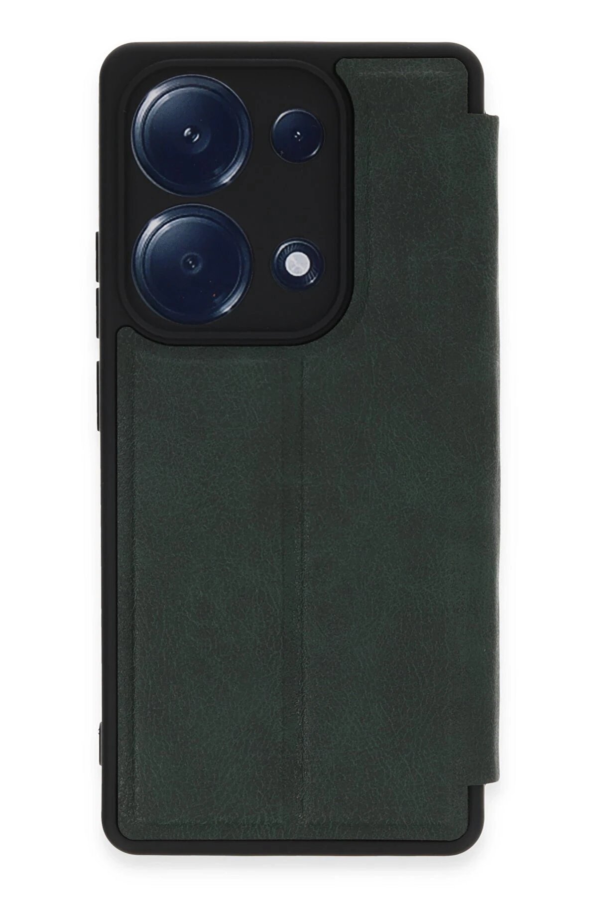 Xi̇aomi̇ Redmi̇ Note 13 Pro 4G Kılıf Fli̇p Cover - Koyu Yeşi̇l - Dropx2930-9729