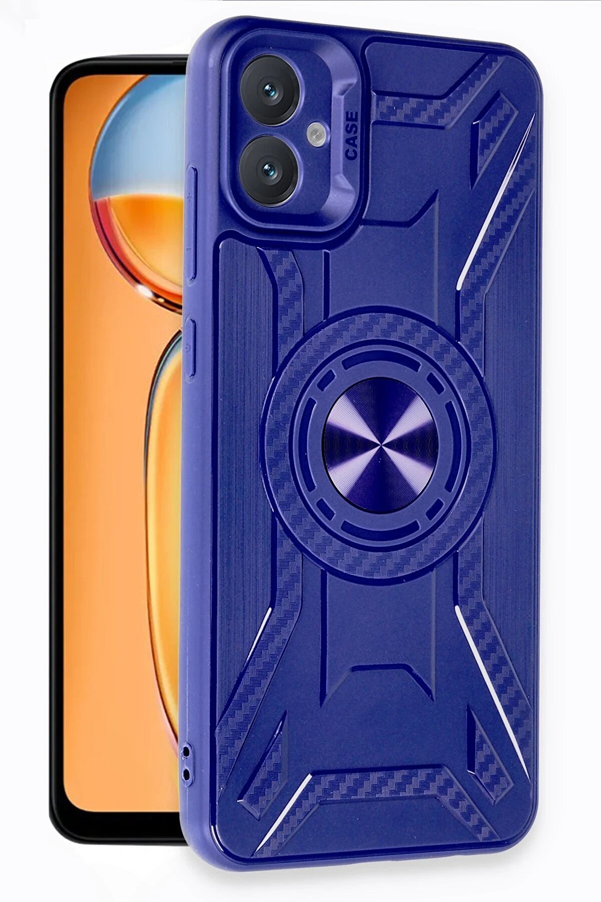 Newface Samsung Galaxy A05 Uyumlu Kılıf Li̇ncoln Si̇li̇kon - Laci̇vert