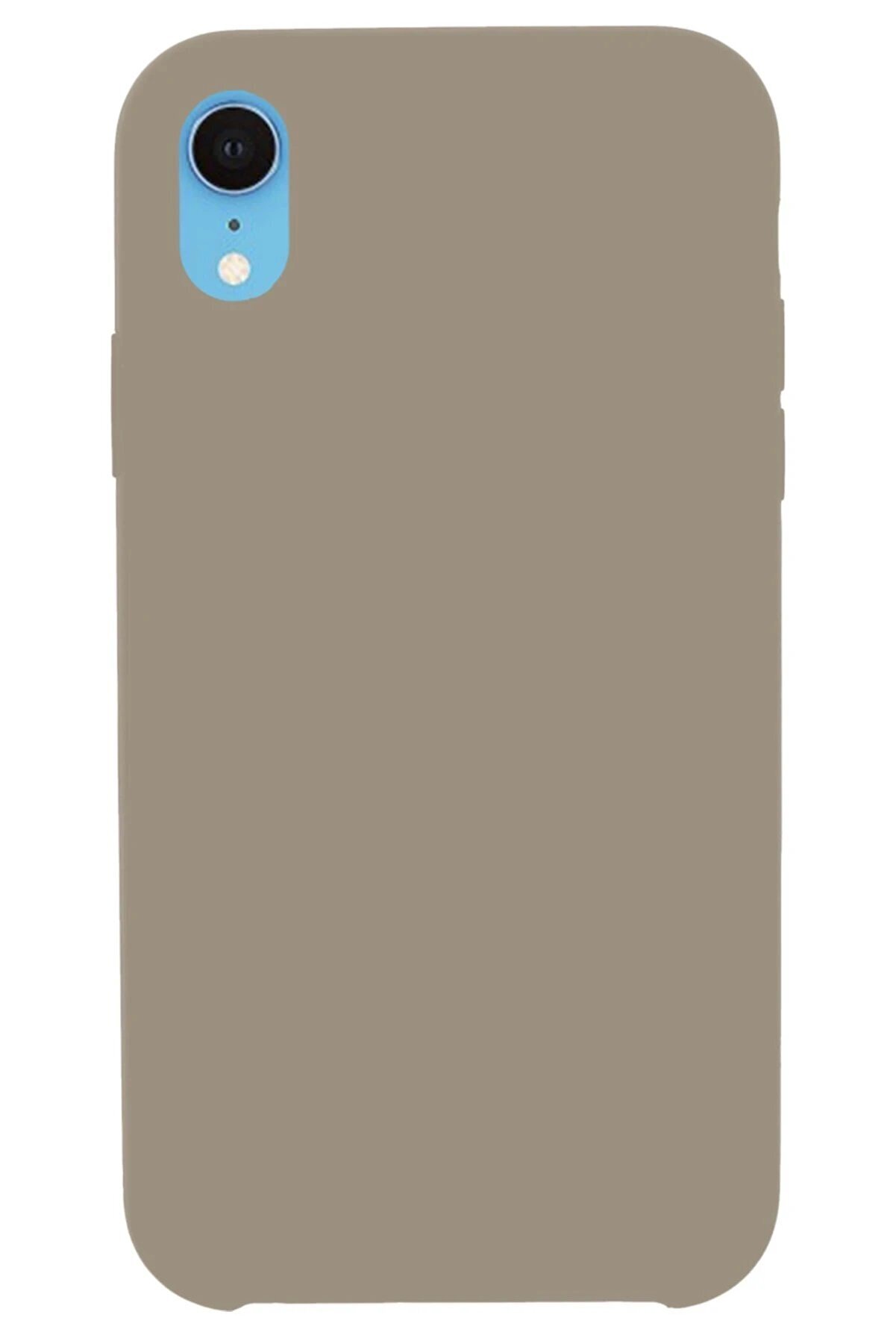 CepteToptan iPhone XR Kılıf Lansman Legant Silikon - Bej - DROPX3062-6719
