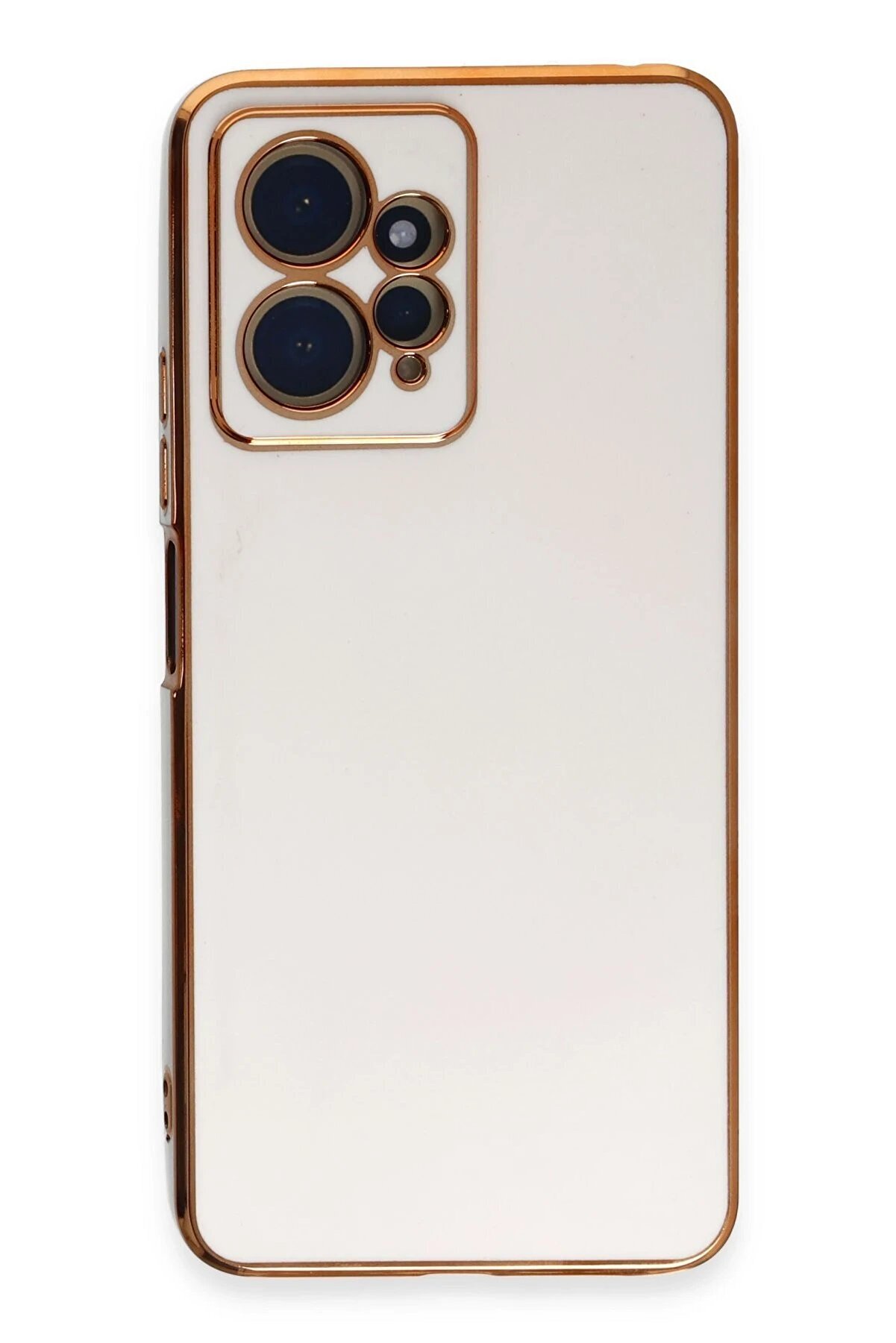 CepteToptan Xiaomi Redmi Note 12 4G Kılıf Volet Silikon - Beyaz - DROPX7984-5688