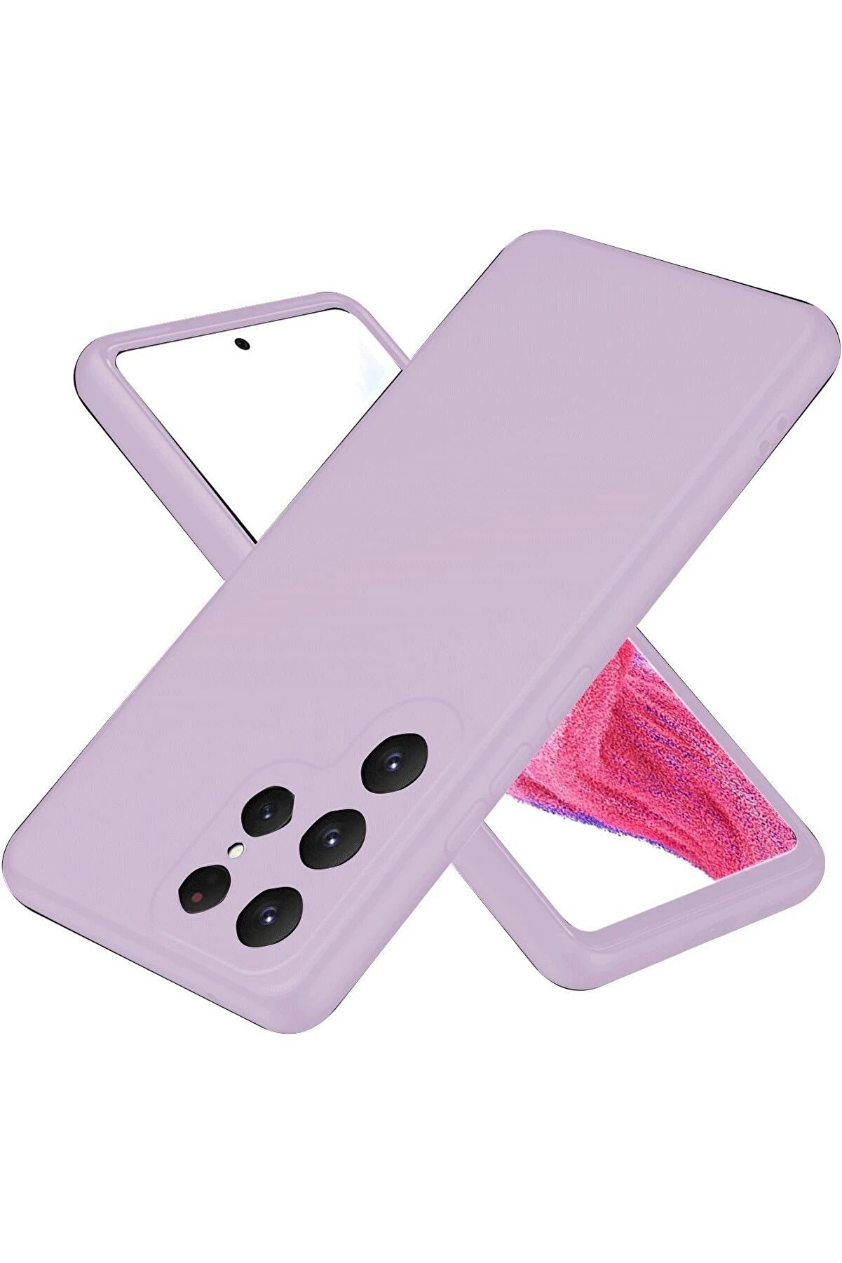 CepteToptan Samsung Galaxy S25 Ultra Kılıf First Silikon - Lila - DROPX3455-4995