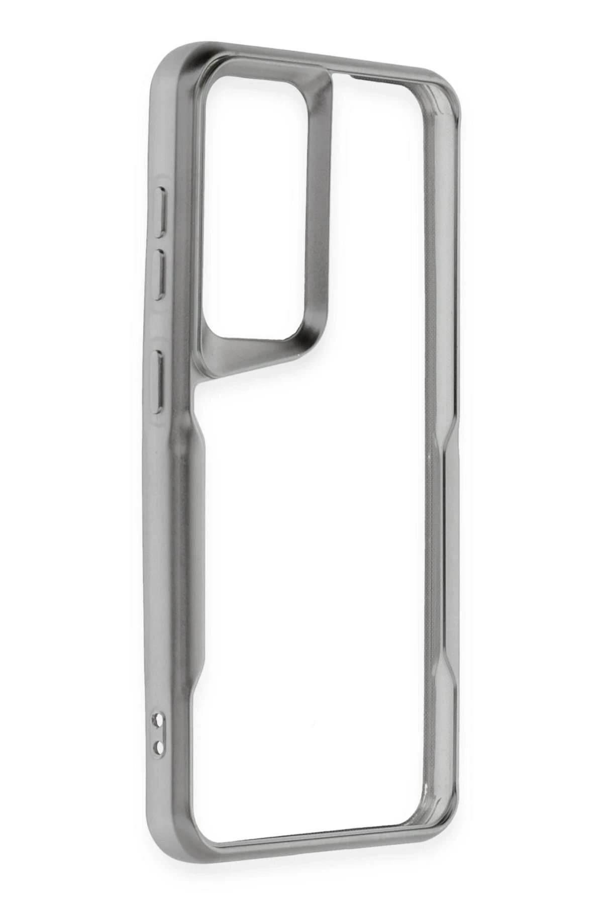 Samsung Galaxy S24 Kılıf Boyi̇ Si̇li̇kon Kapak - G&uuml;m&uuml;ş - Dropx5733-3263