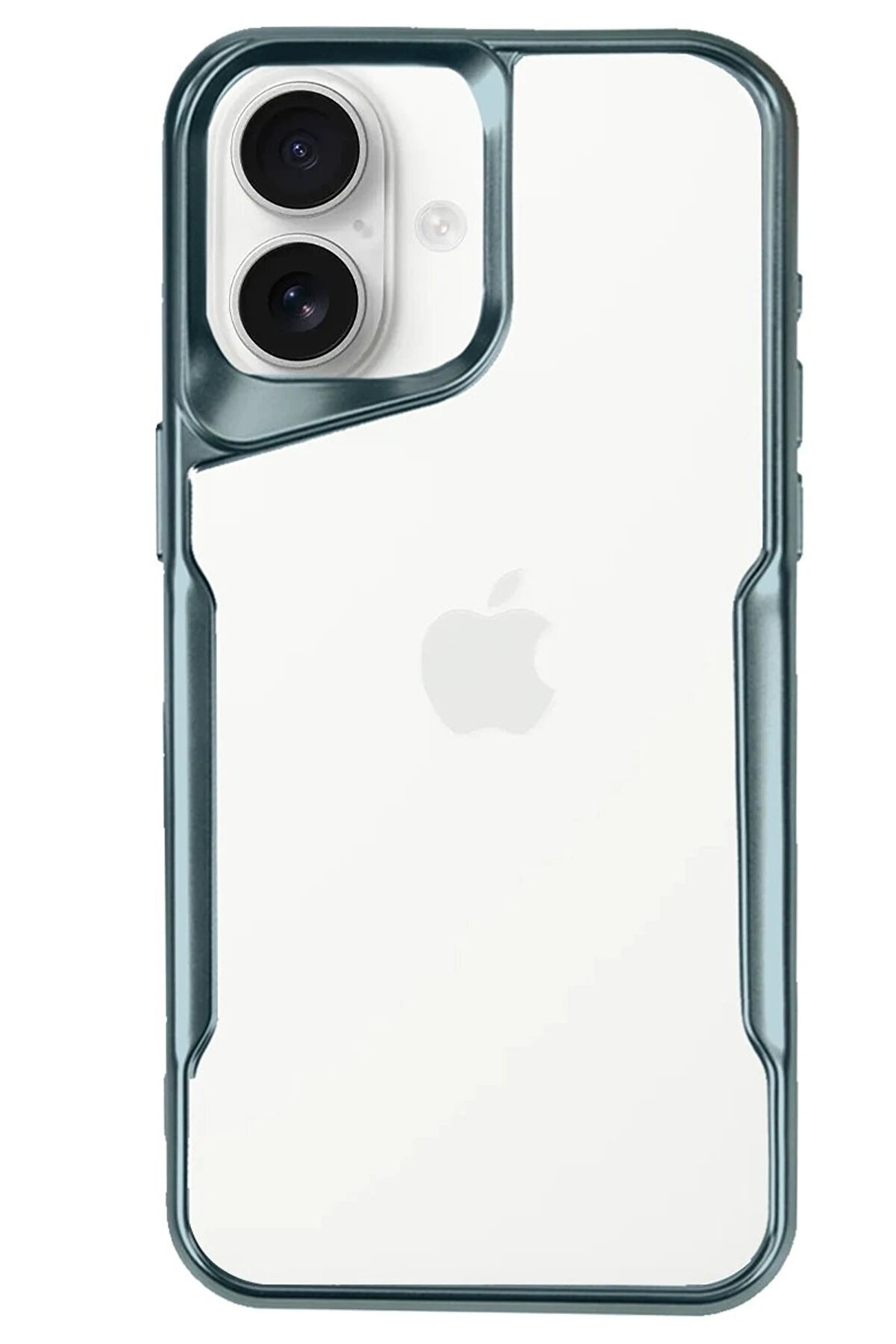 CepteToptan iPhone 16 Kılıf Boyi Silikon Kapak - Turkuaz - DROPX5097-1472