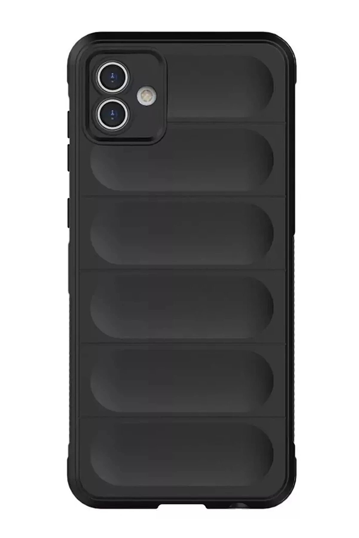 CepteToptan Samsung Galaxy A05 Kılıf Optimum Silikon - Siyah - DROPX4404-3389