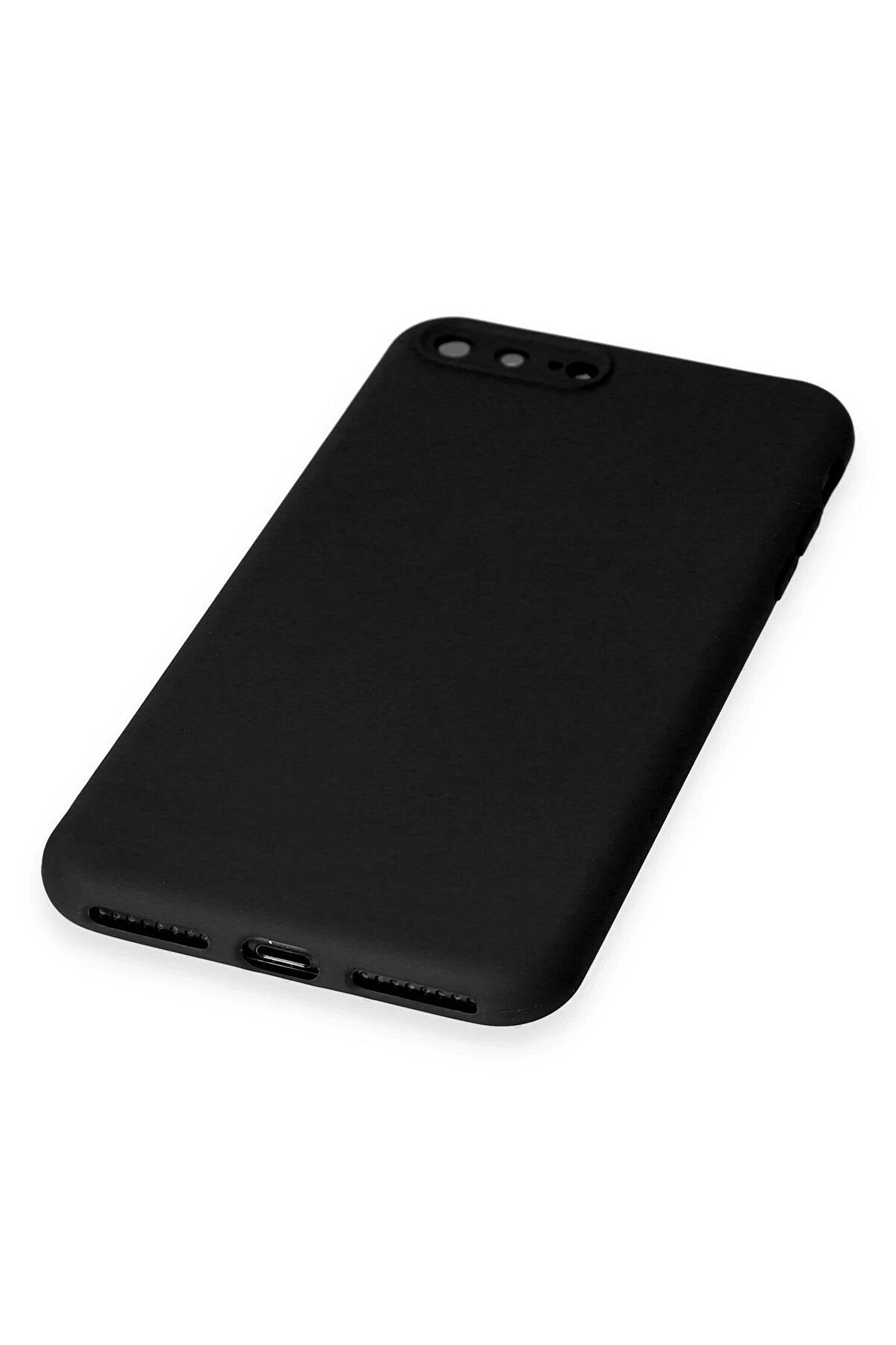 İphone 7 Plus Kılıf Fi̇rst Si̇li̇kon - Si̇yah - Dropx3198-6711