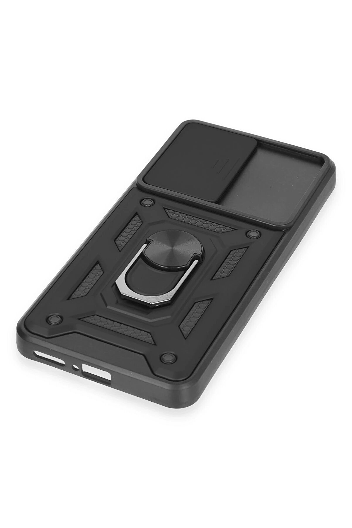 Xi̇aomi̇ Mi̇ 12T Pro Kılıf Pars Lens Yüzüklü Si̇li̇kon - Si̇yah - Dropx5219-5432