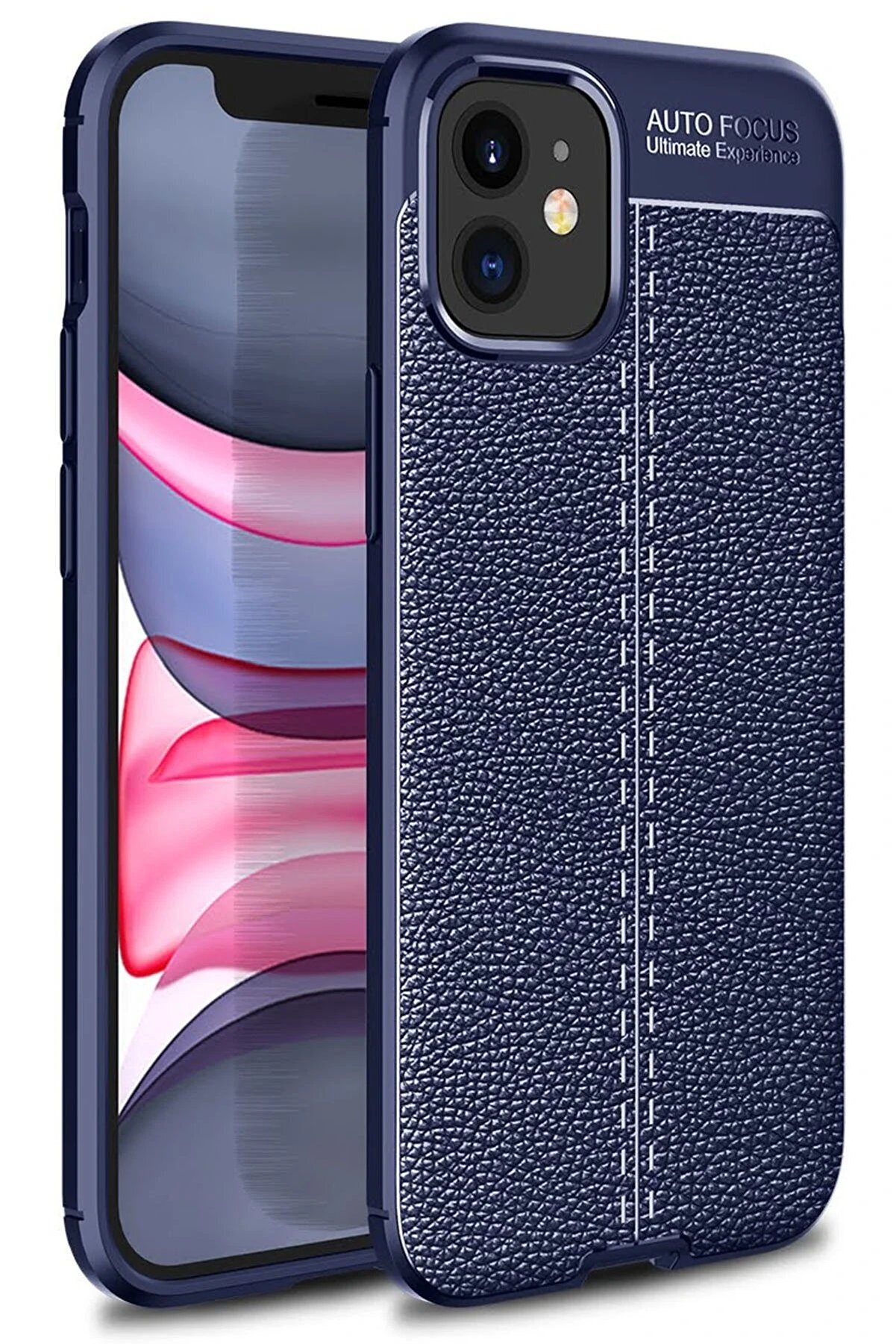 CepteToptan iPhone 12 Mini Kılıf Auto Focus Kapak - Lacivert - DROPX1465-5514