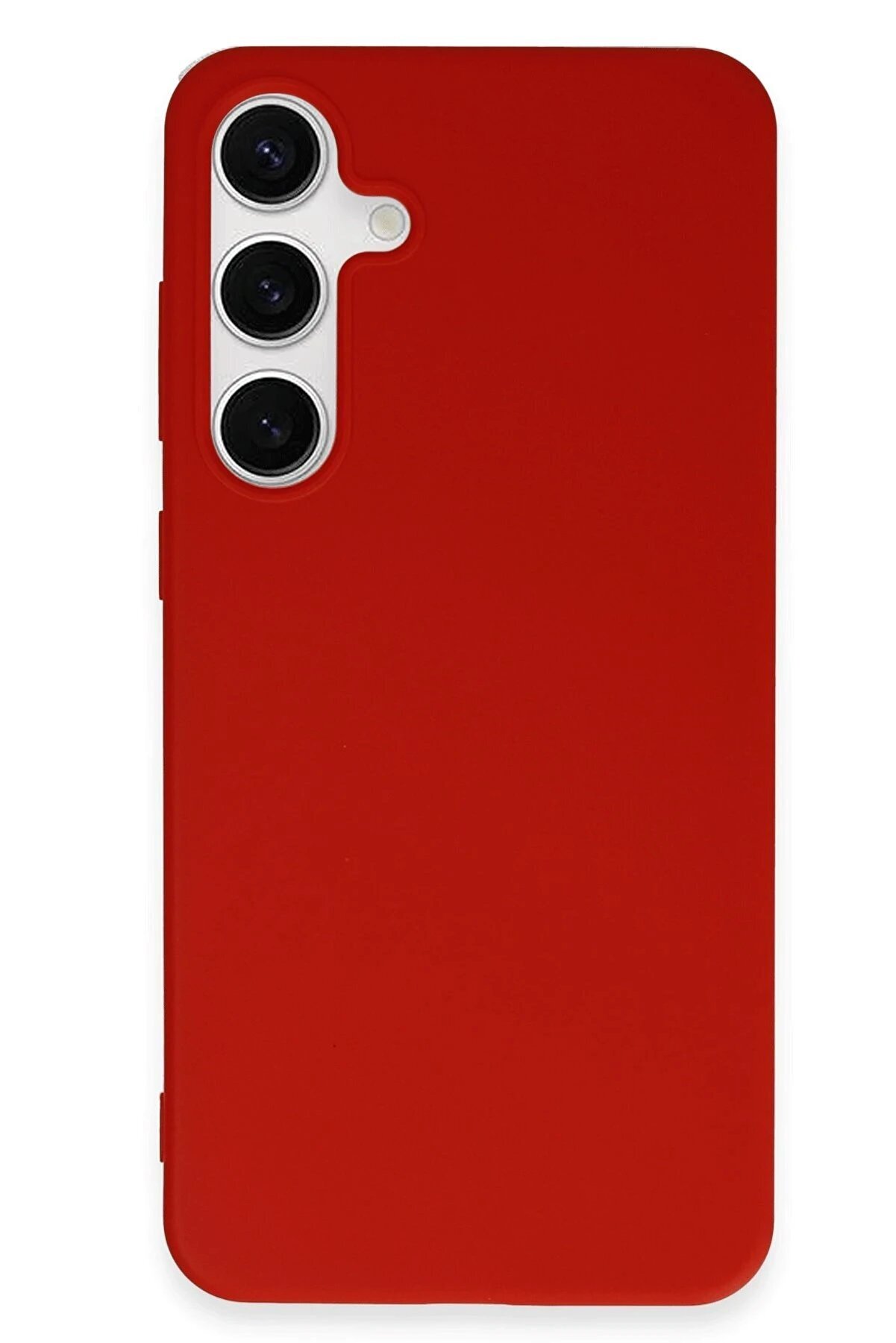 Samsung Galaxy S24 Plus Kılıf Fi̇rst Si̇li̇kon - Kırmızı - Dropx2614-2945